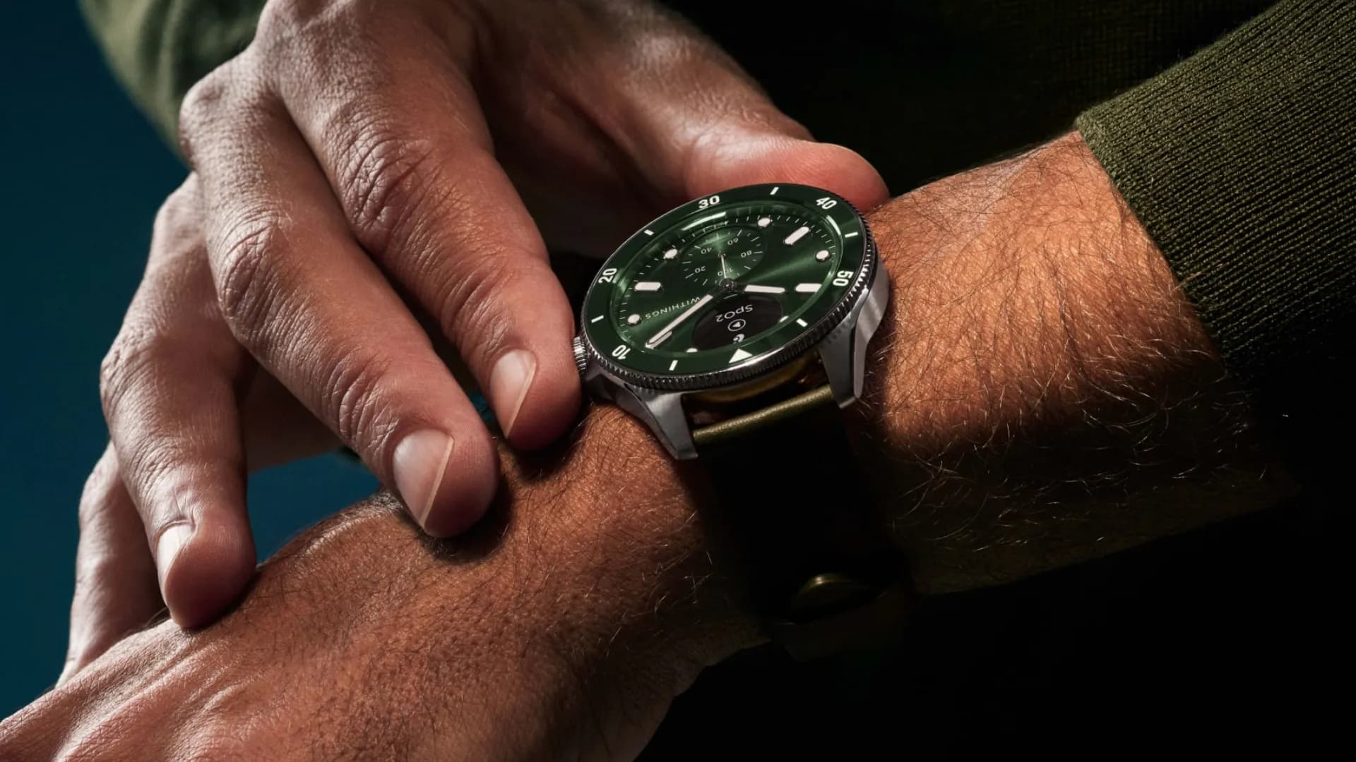 Смарт-часы Withings ScanWatch Nova 42mm (Green)