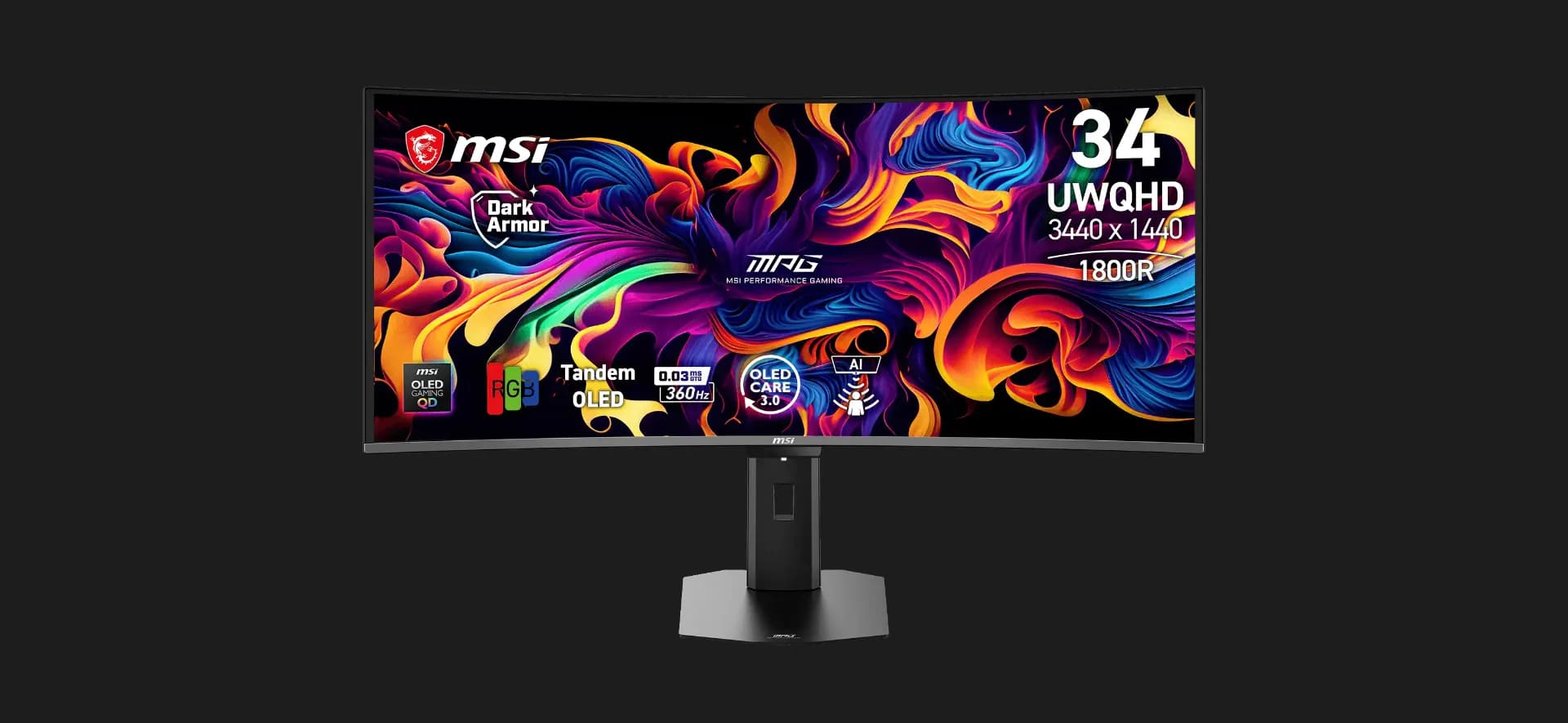Монитор MSI 34" MPG 341CQR QD-OLED X36 360Hz