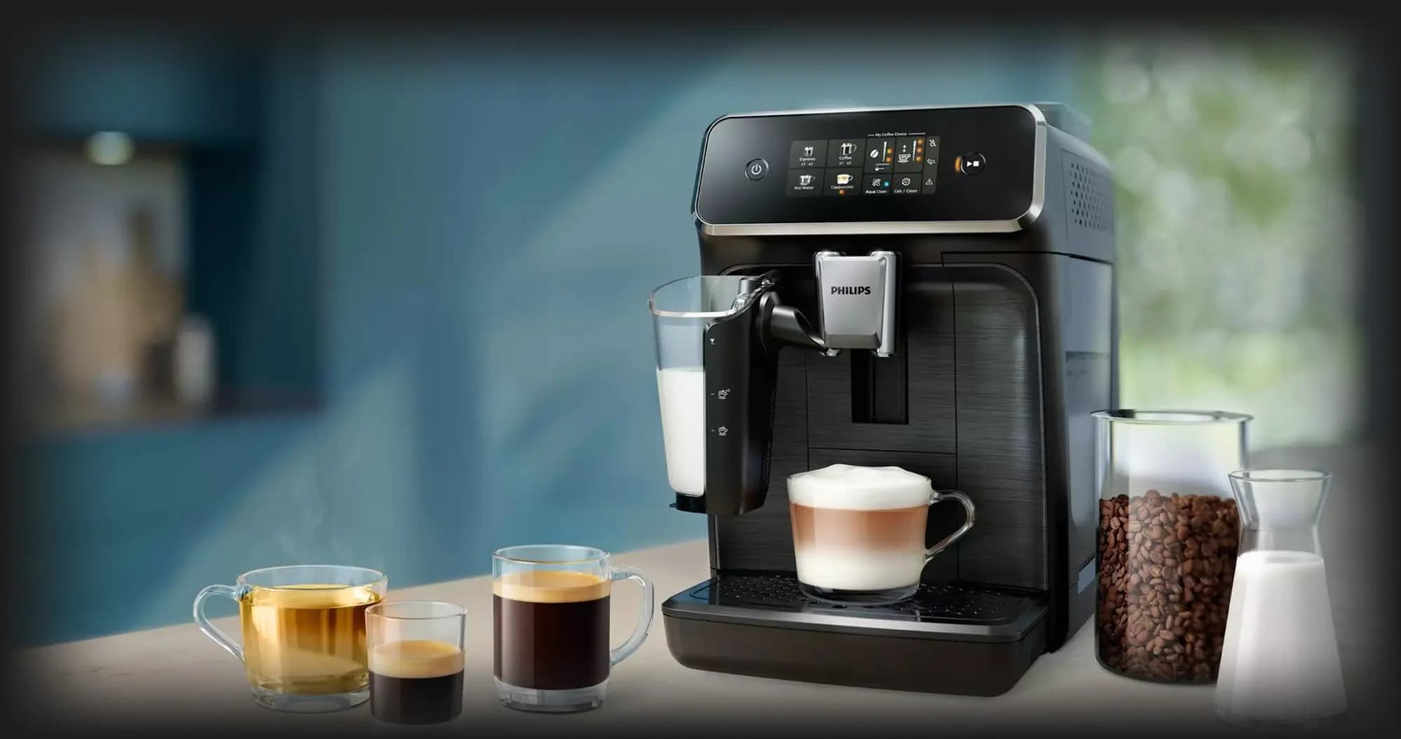 Кофемашина Philips Series 2300 (Matt Black) (Standard)