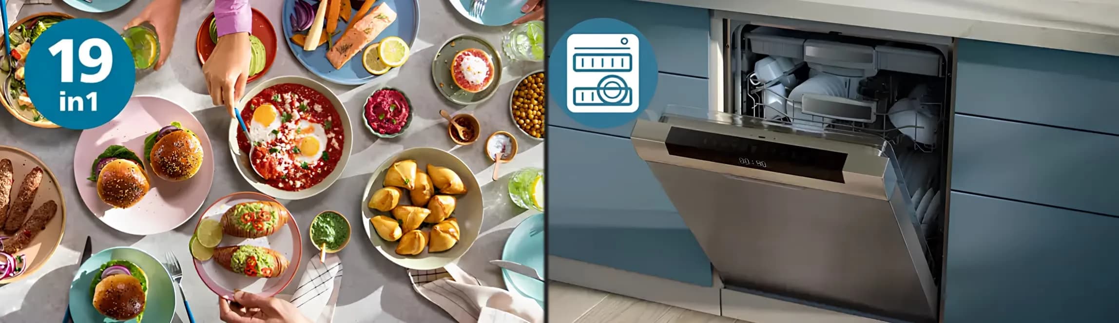 Мультипечь Philips Dual Basket Airfryer 5000 Series NA555/00
