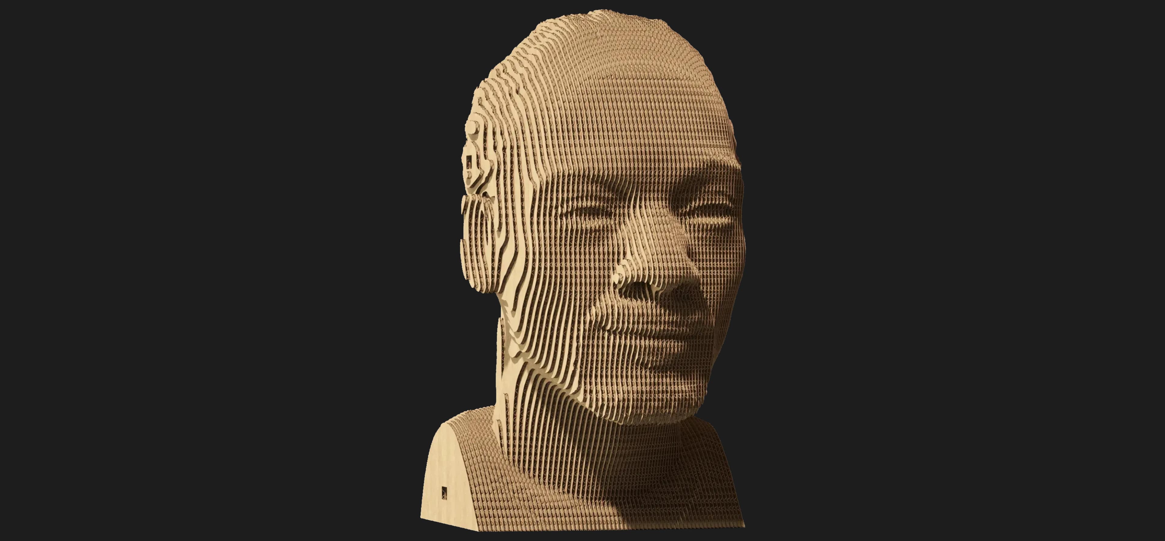 Картонный 3D пазл-конструктор Cartonic Снуп Догг (Snoop Dogg) (CARTMSND)