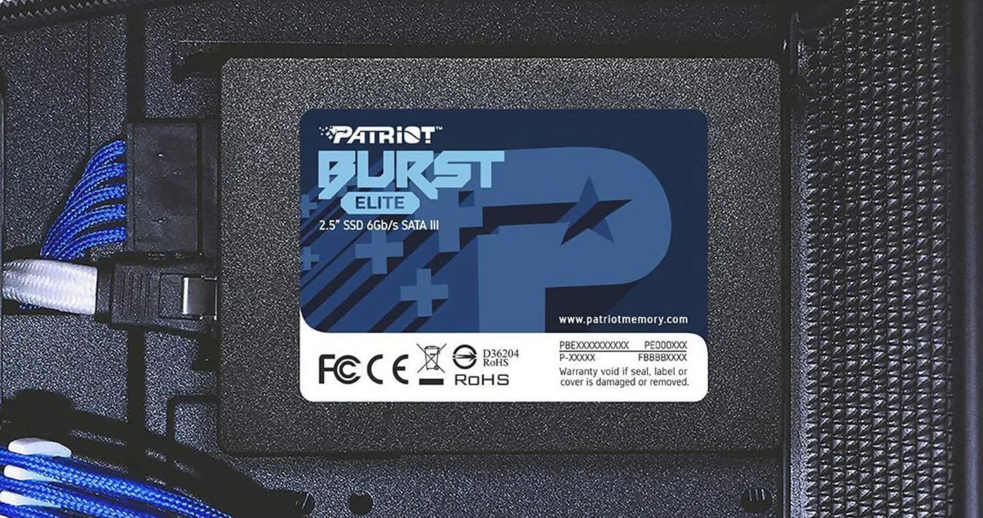 Накопитель SSD Patriot Burst Elite 120GB SATA (PBE120GS25SSDR)