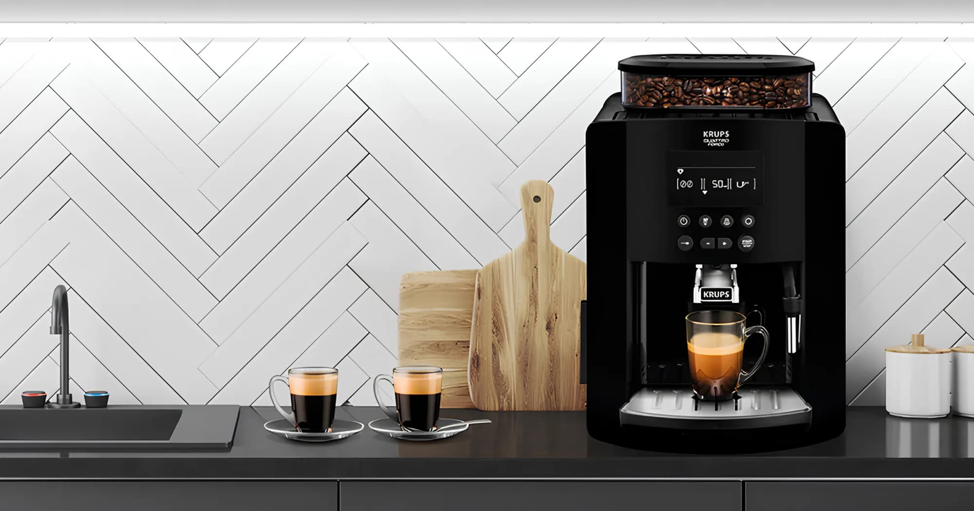 Кофемашина Krups Arabica (Black)