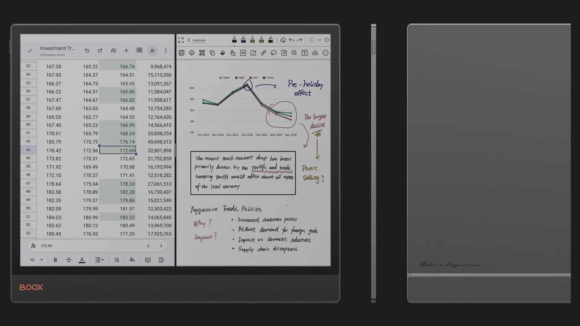 Электронная книга с подсветкой Onyx Boox Tab X С (Standard)