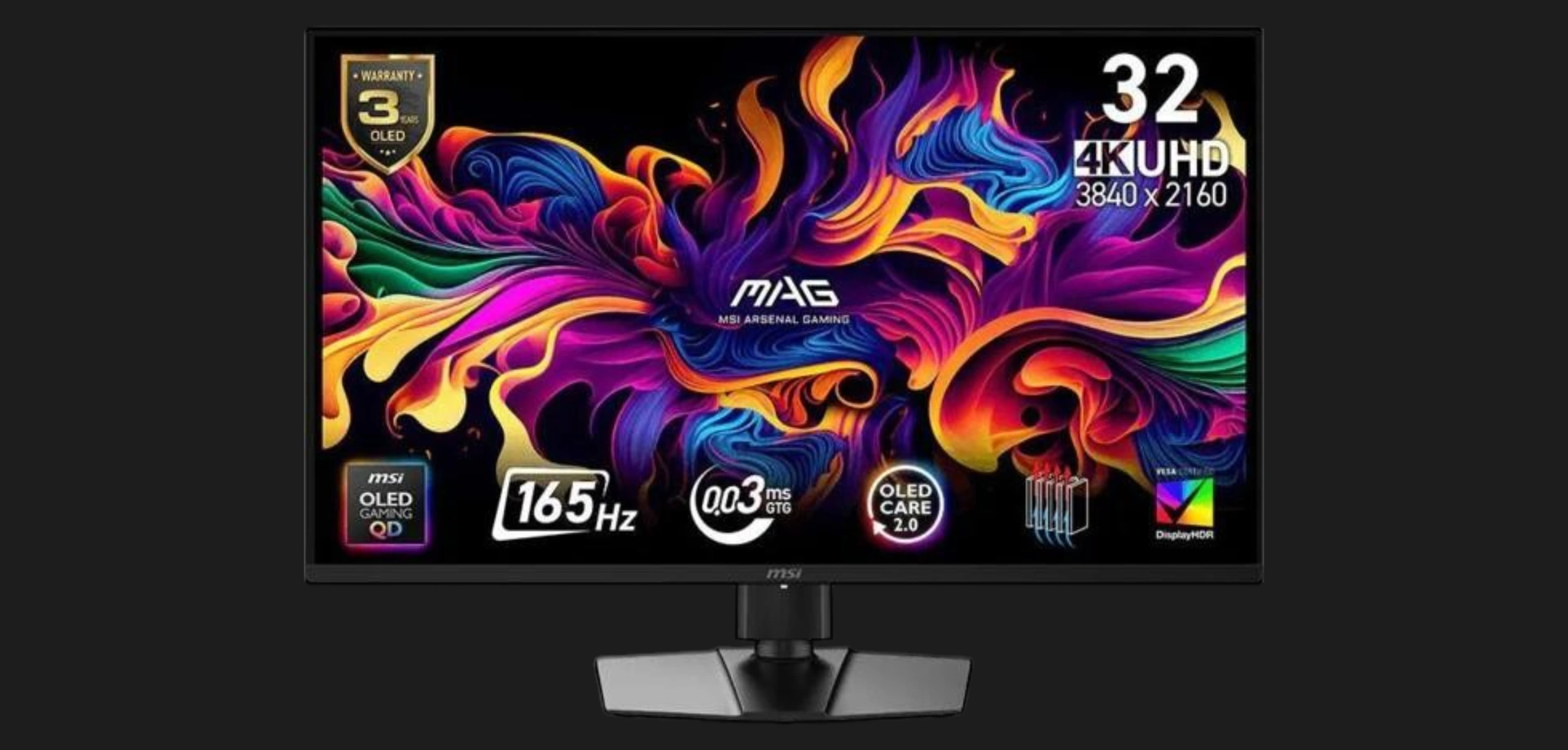 Монитор MSI 31.5" MAG 322UP E16 QD-OLED 165Hz (UA)