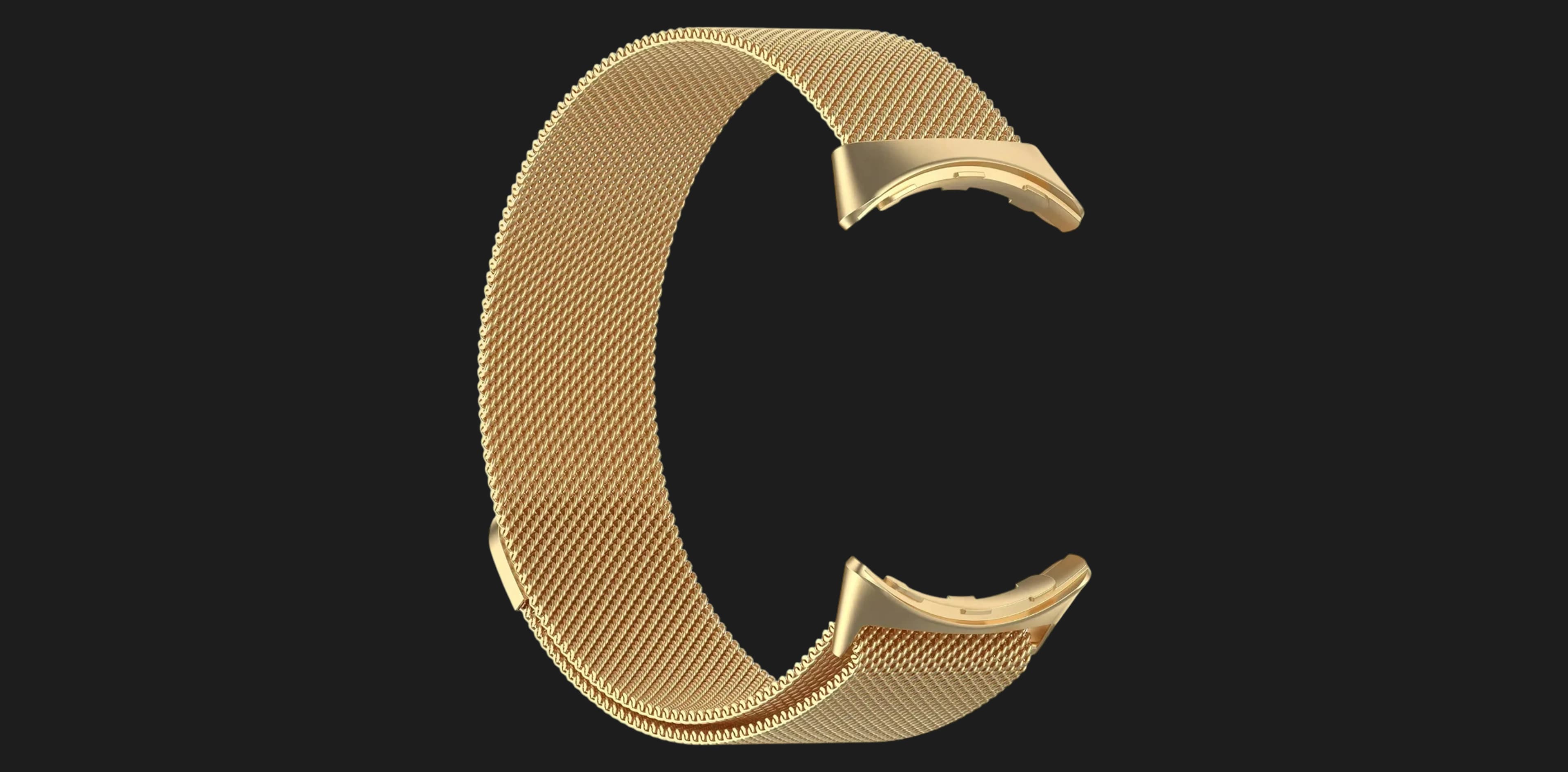 Ремешок Milanese Magnetic для Google Pixel Watch 45 mm (Gold)