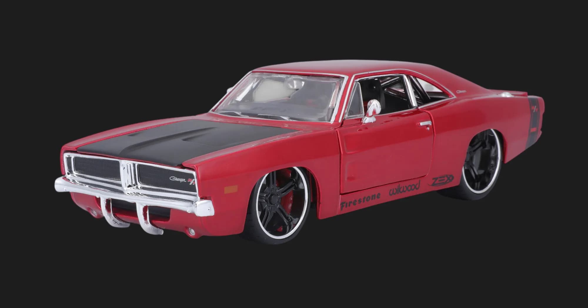Автомодель Maisto 1969 Dodge Charger R/T, 1:24 (32537 met. red)