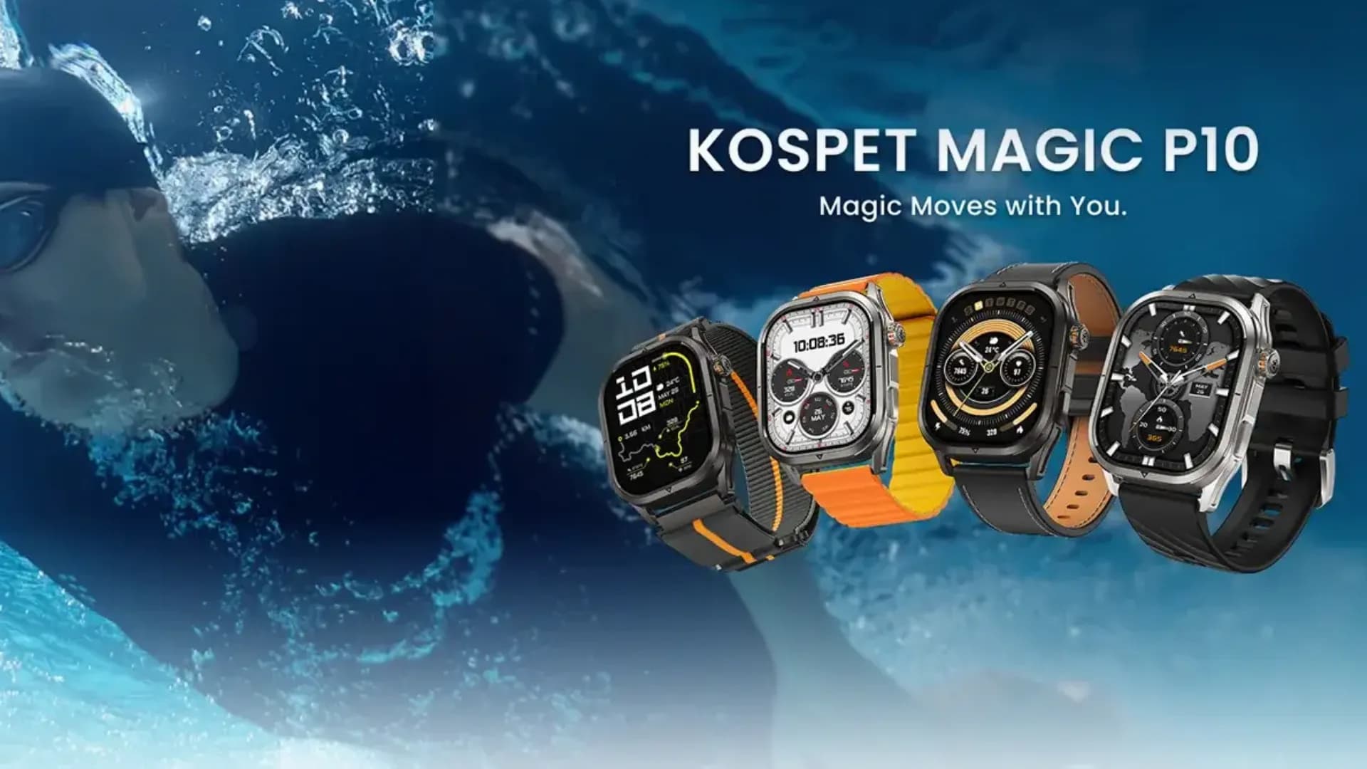 Смарт-часы KOSPET MAGIC P10 Silver