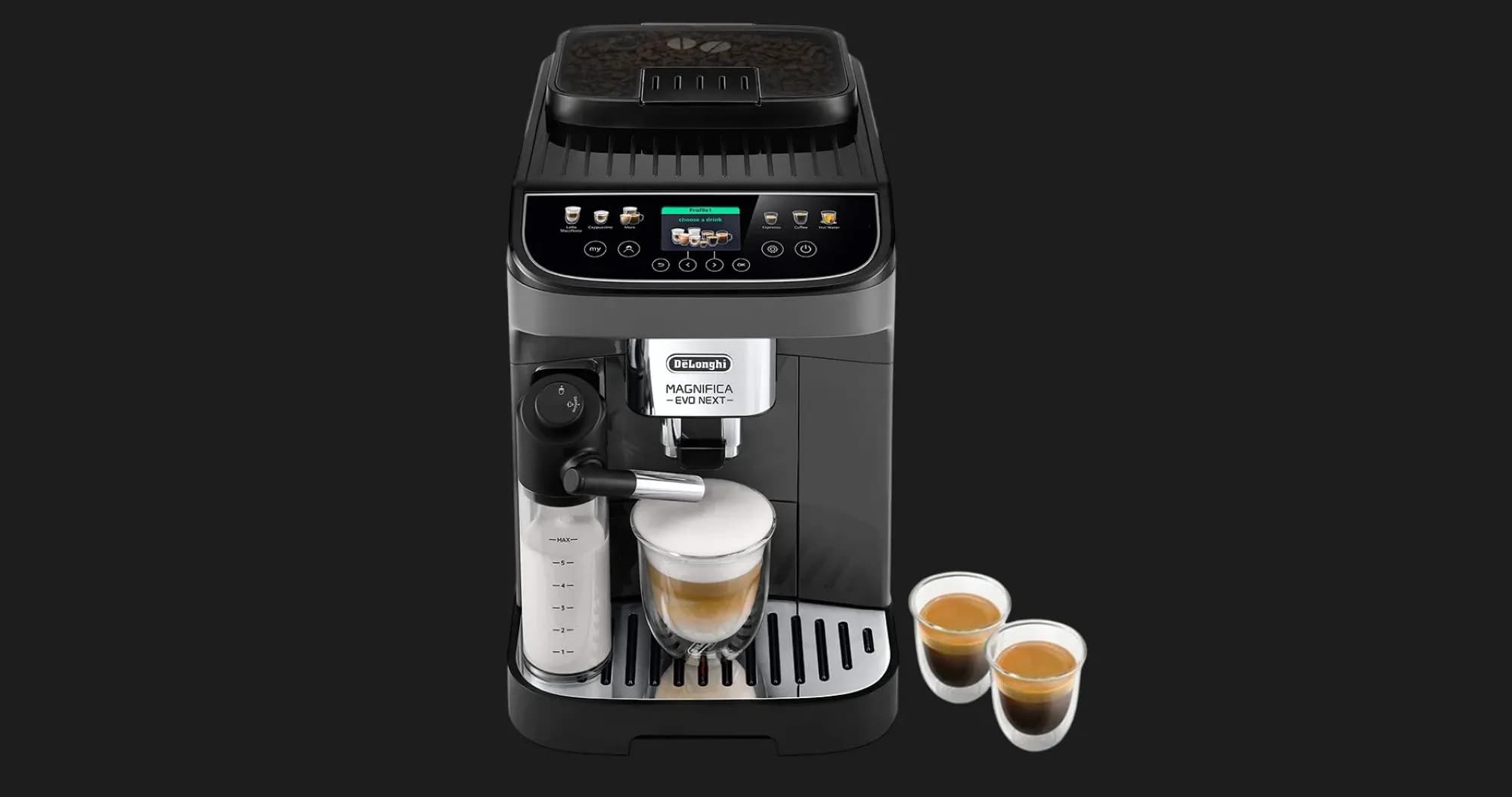Кофемашина Delonghi Magnifica Evo Next (Black/Graphite)
