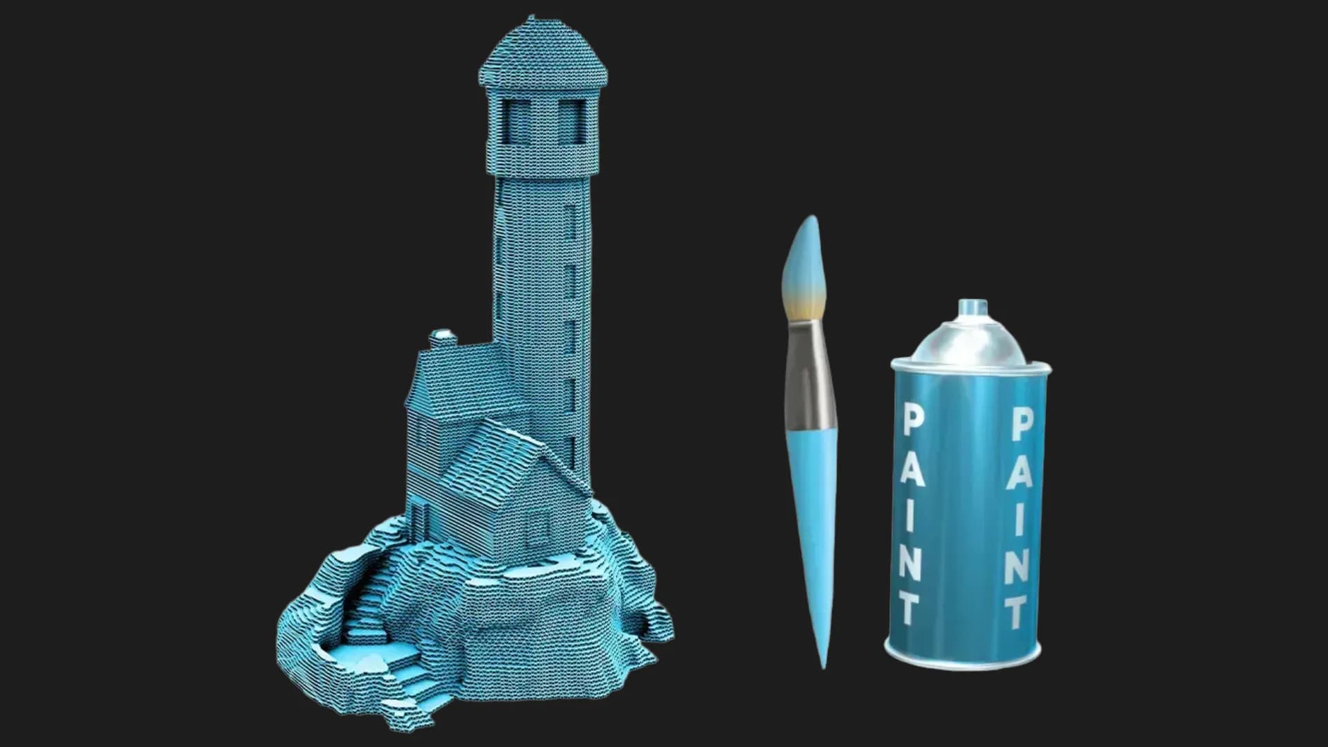 Картонный 3D пазл-конструктор Cartonic Маяк (Lighthouse) (CARTLIHOU)