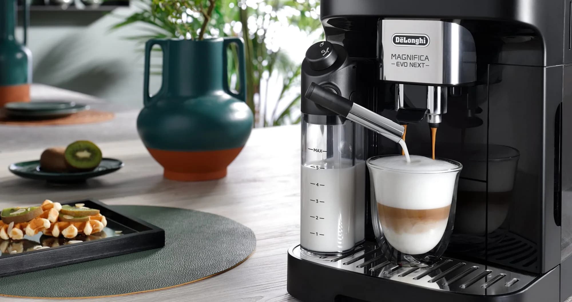 Кофемашина Delonghi Magnifica Evo Next (Black/Graphite)