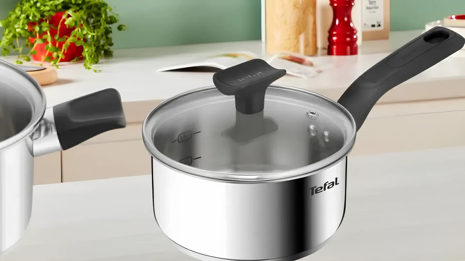 Набор посуды Tefal Delicious 6 пр (Steel) (B925S655)