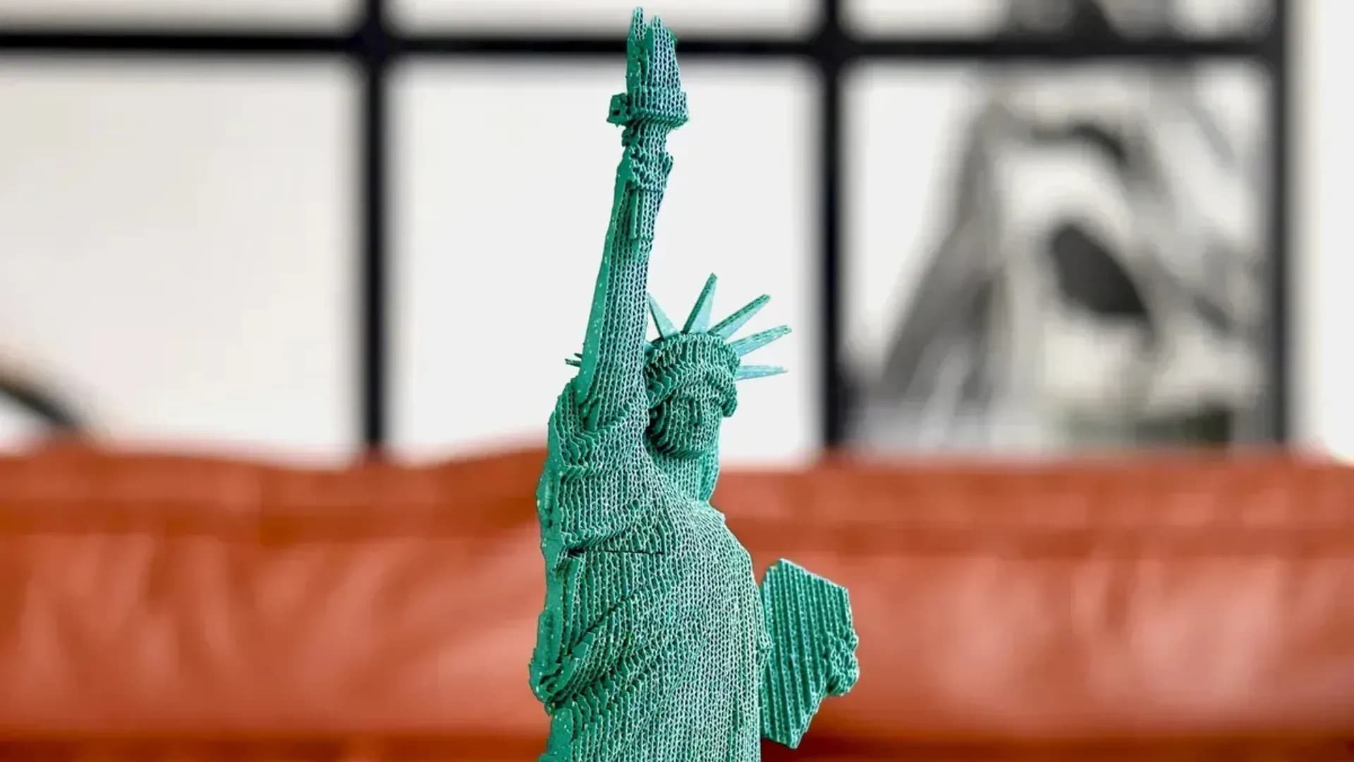 Картонный 3D пазл-конструктор Cartonic Статуя Свободы (Statue of liberty USA) (CARTLIBUS)