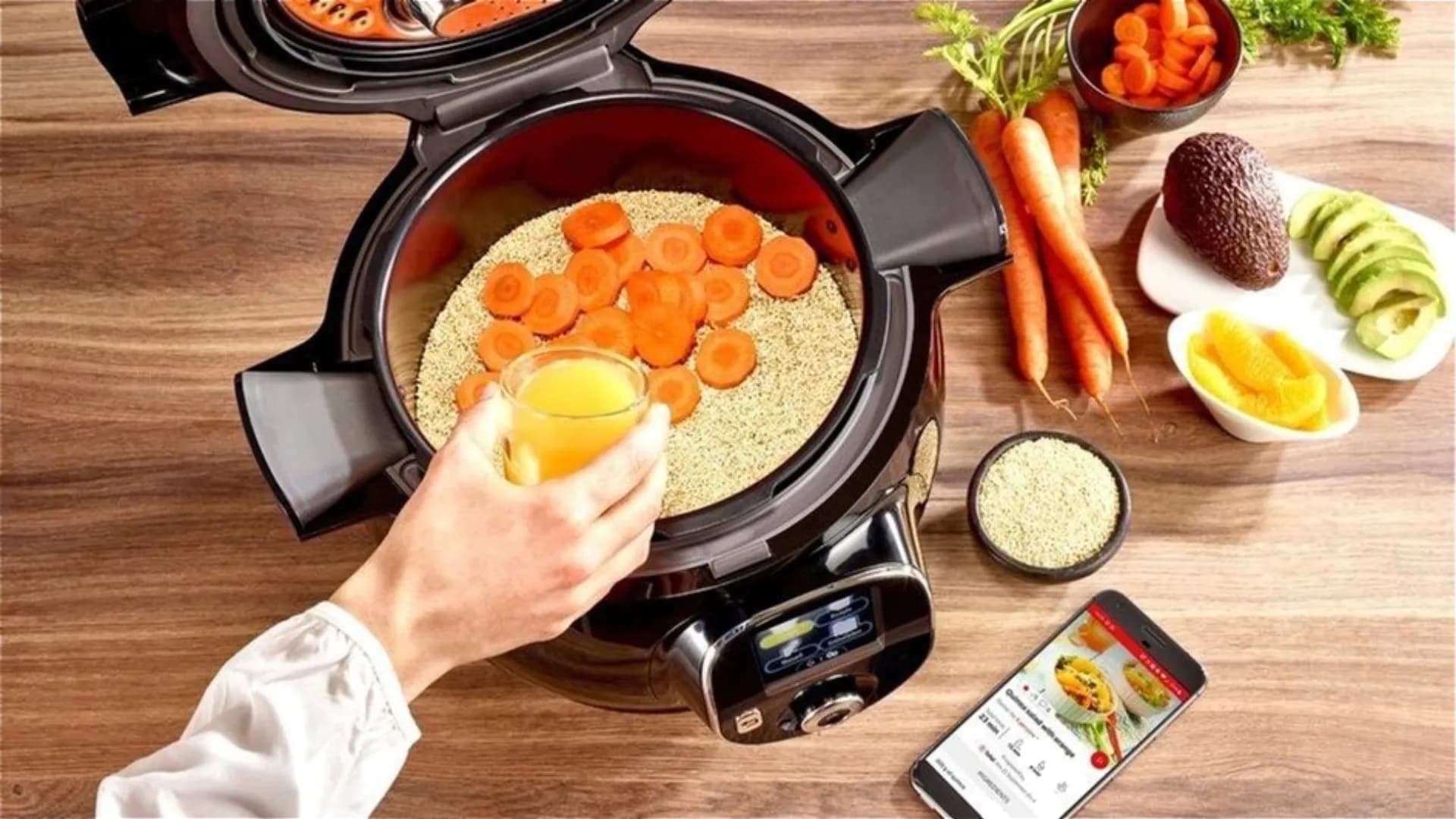 Мультиварка-скороварка Tefal Cook4me Touch CY912830