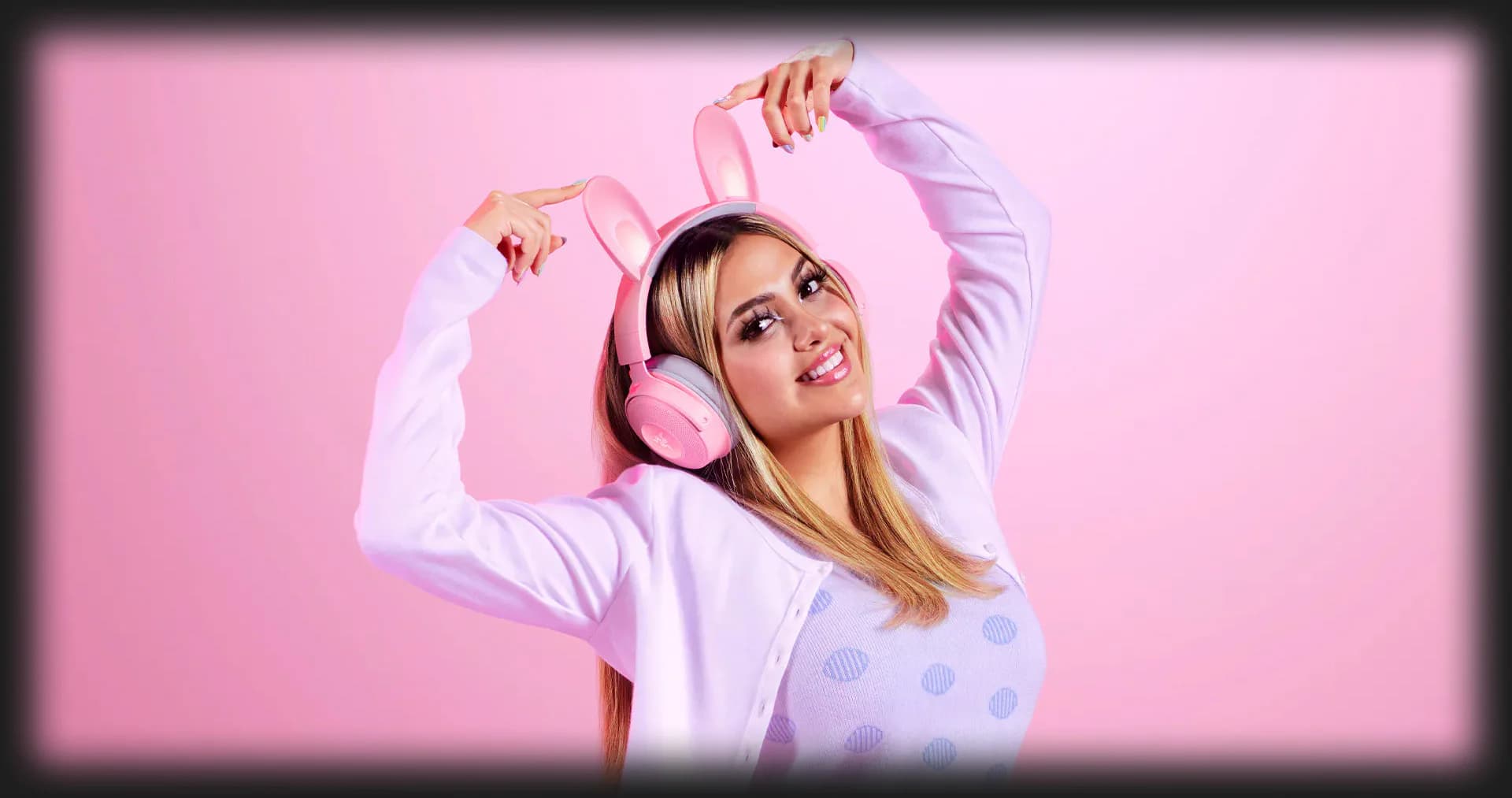 Игровая гарнитура RAZER Kraken Kitty Ed V2 Pro (Black) (RZ04-04510100-R3M1) (UA)