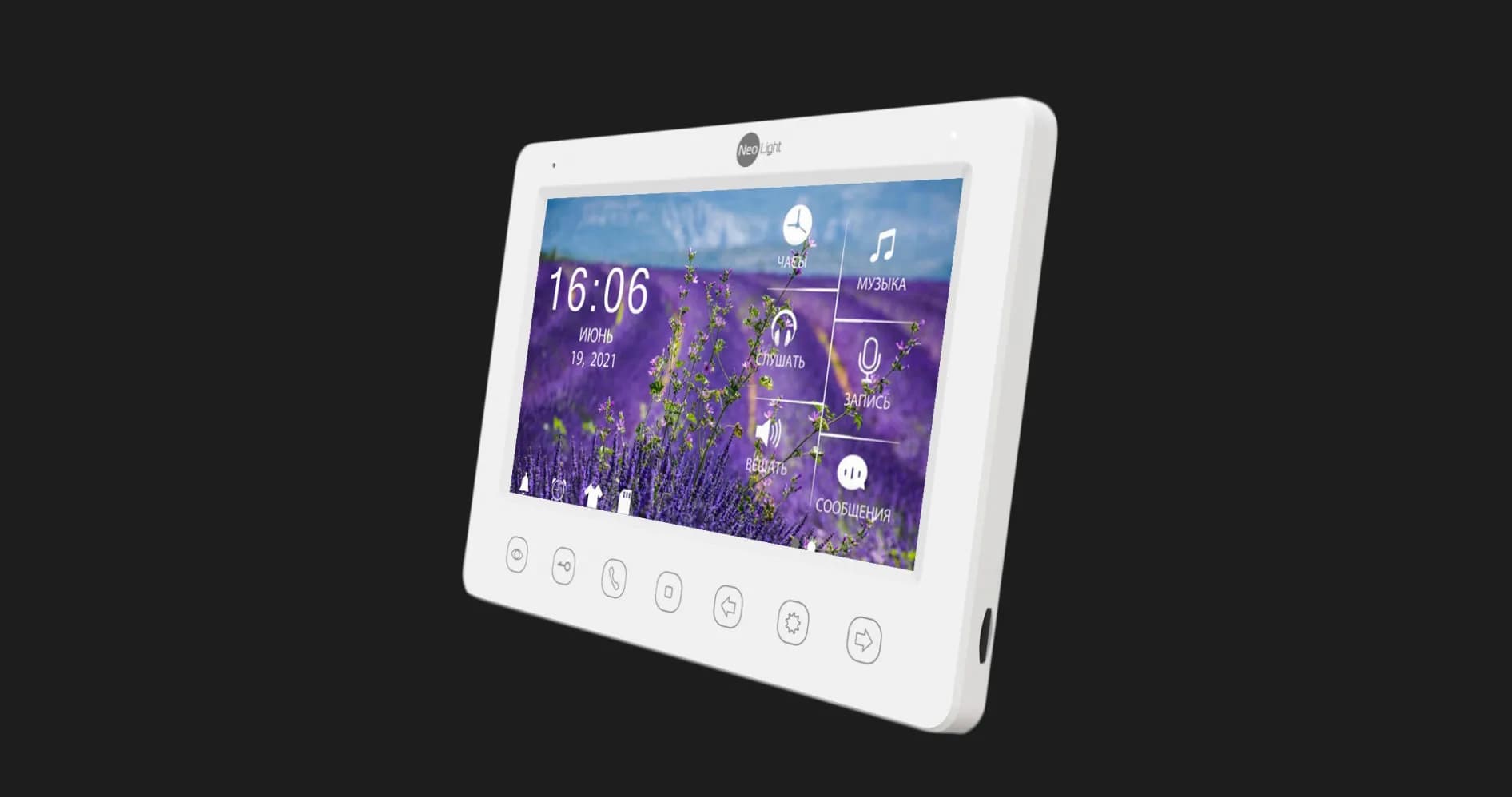 Видеодомофон Neolight Kappa + HD (White)