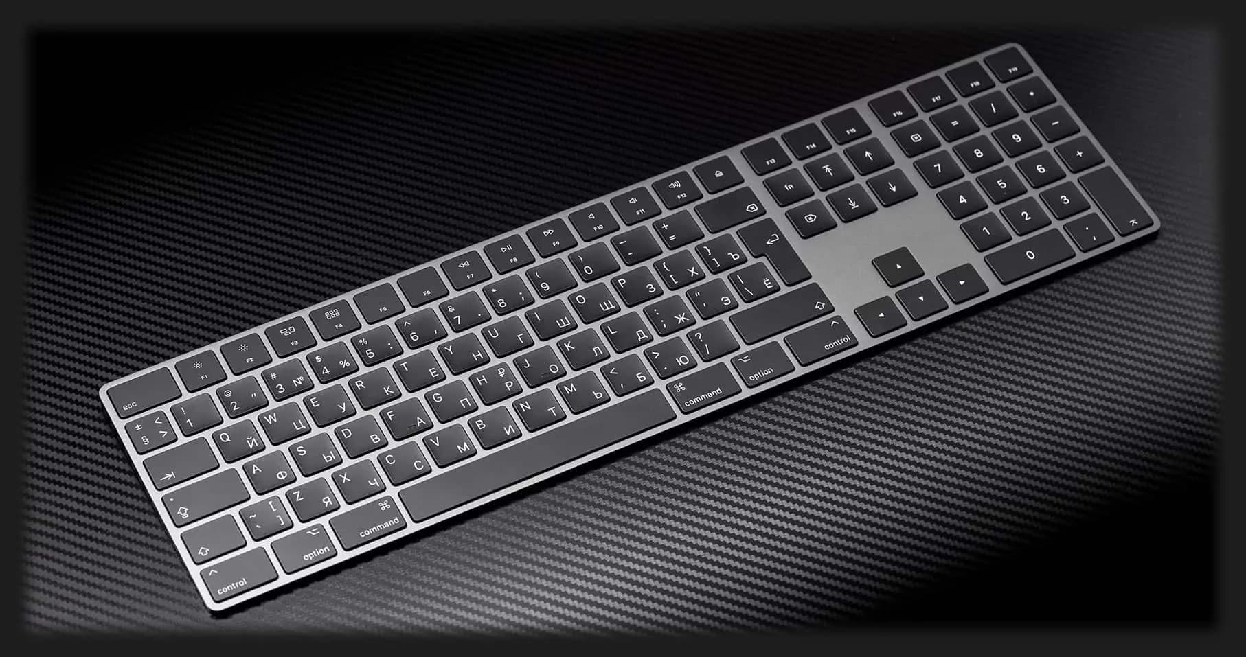 Полноразмерная клавиатура Apple Magic Keyboard (Silver) (MQ052)