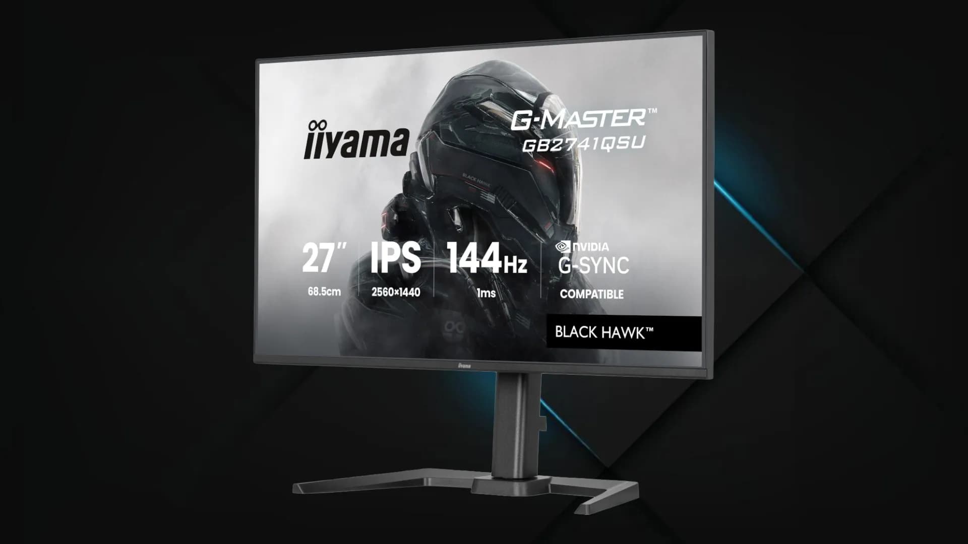Монитор iiyama 27" IPS 144Hz GB2741QSU-B1 (UA)