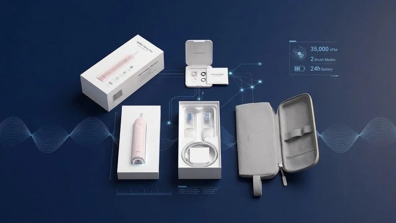 Зубная электрощетка Laifen Wave PRO Plastic (White) (1TB92-P-XX-WH-002)