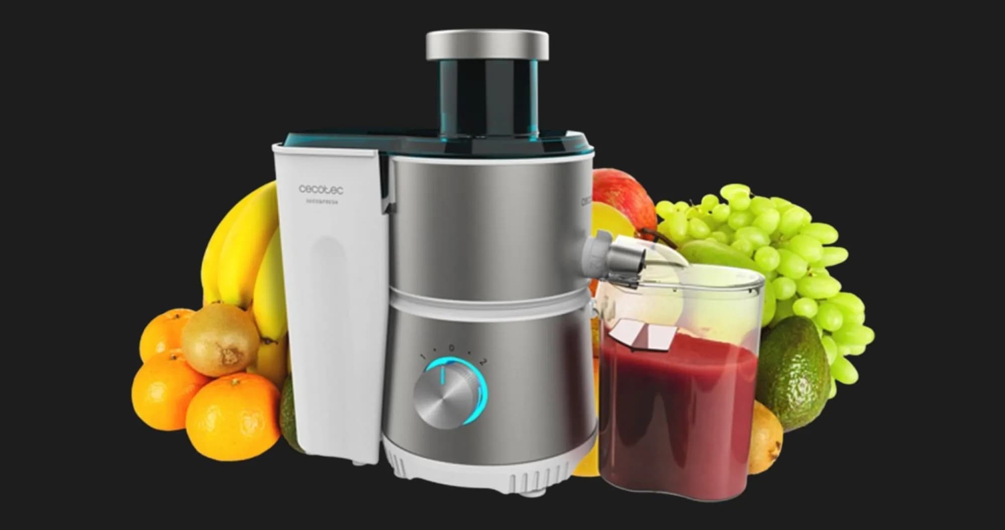 Соковыжималка Cecotec Juice & Fresh 400 (Titan White) (CCTC-04154)