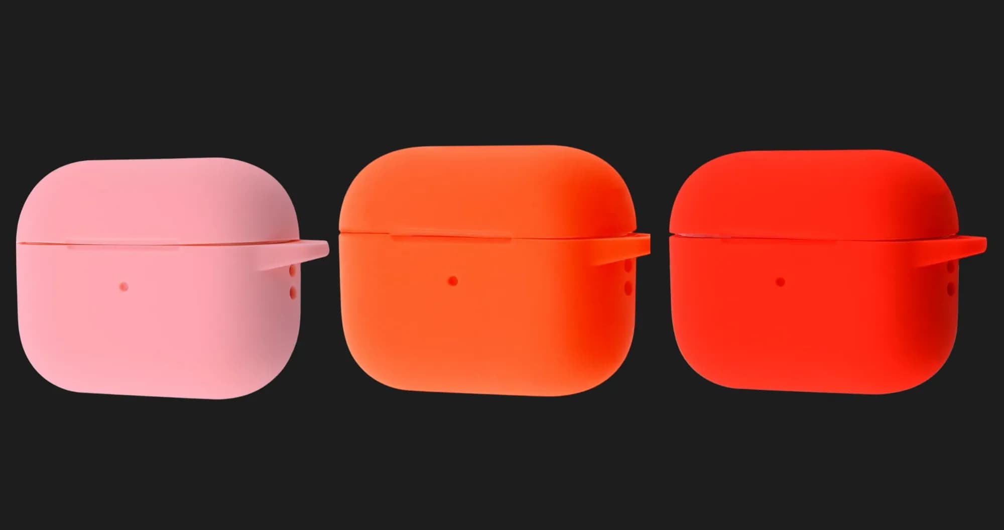 Чехол Silicone Case Clip для AirPods 4/5 (Black)
