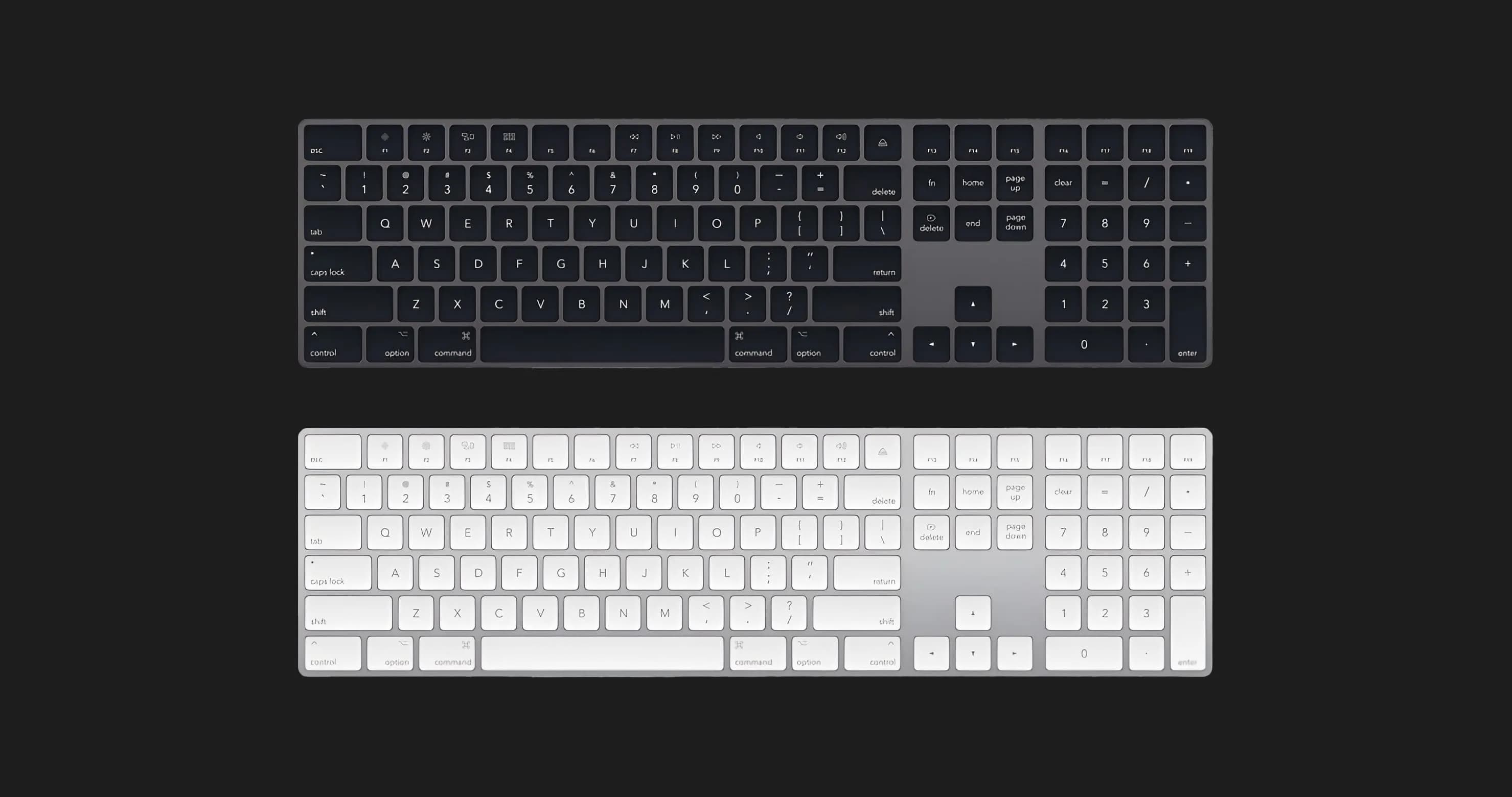 Полноразмерная клавиатура Apple Magic Keyboard (Silver) (MQ052)