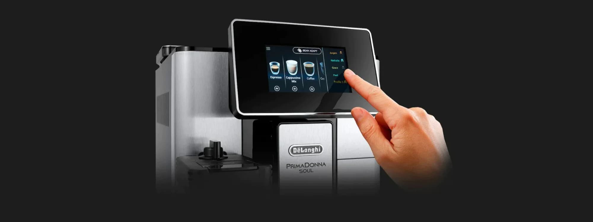 Кофемашина Delonghi PrimaDonna Soul (Black/Gray)