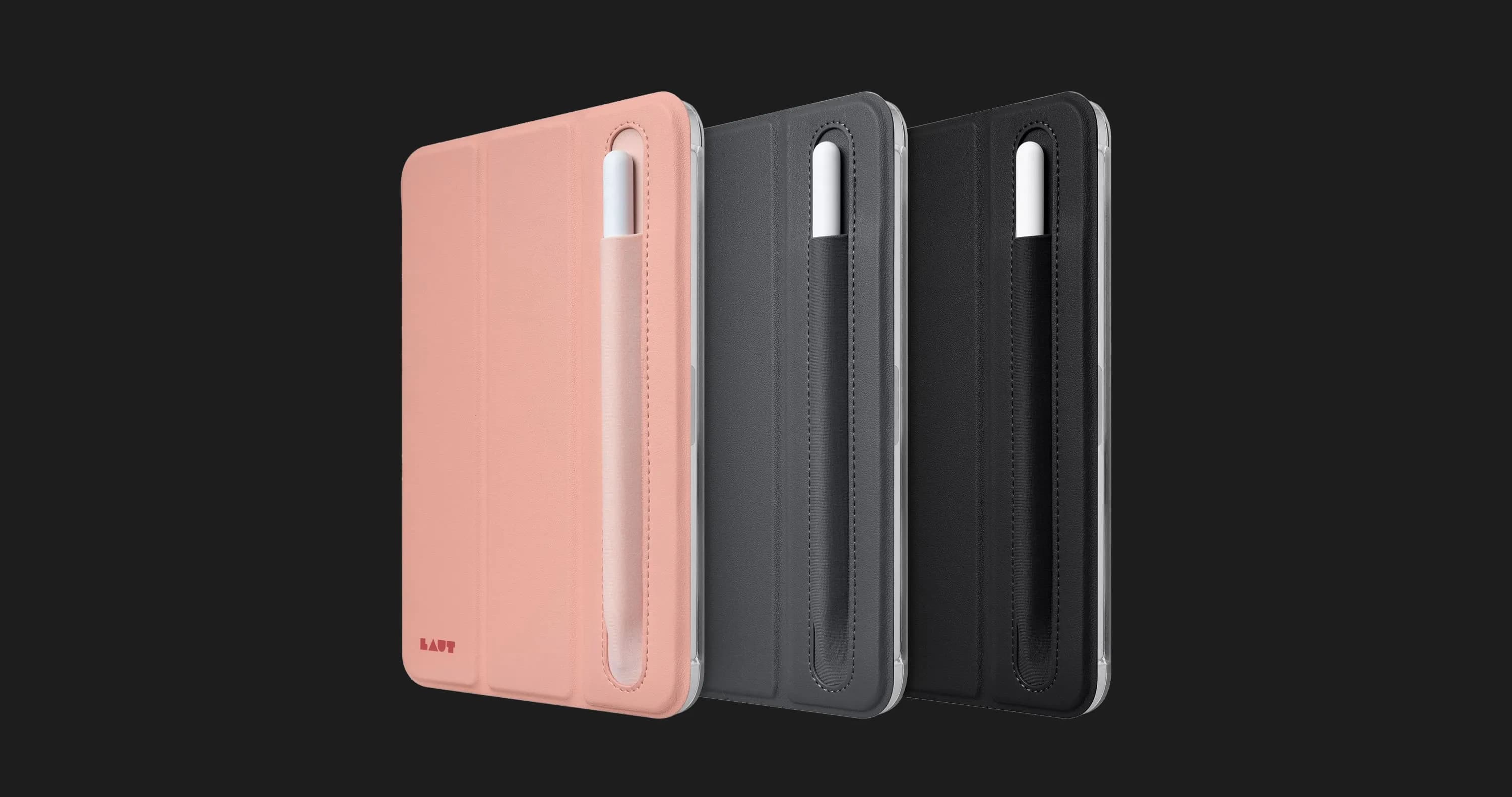Чехол LAUT HUEX Case with Pencil Holder для iPad Air 5/4, Pro 11 (2022-2018) (Fog Grey)