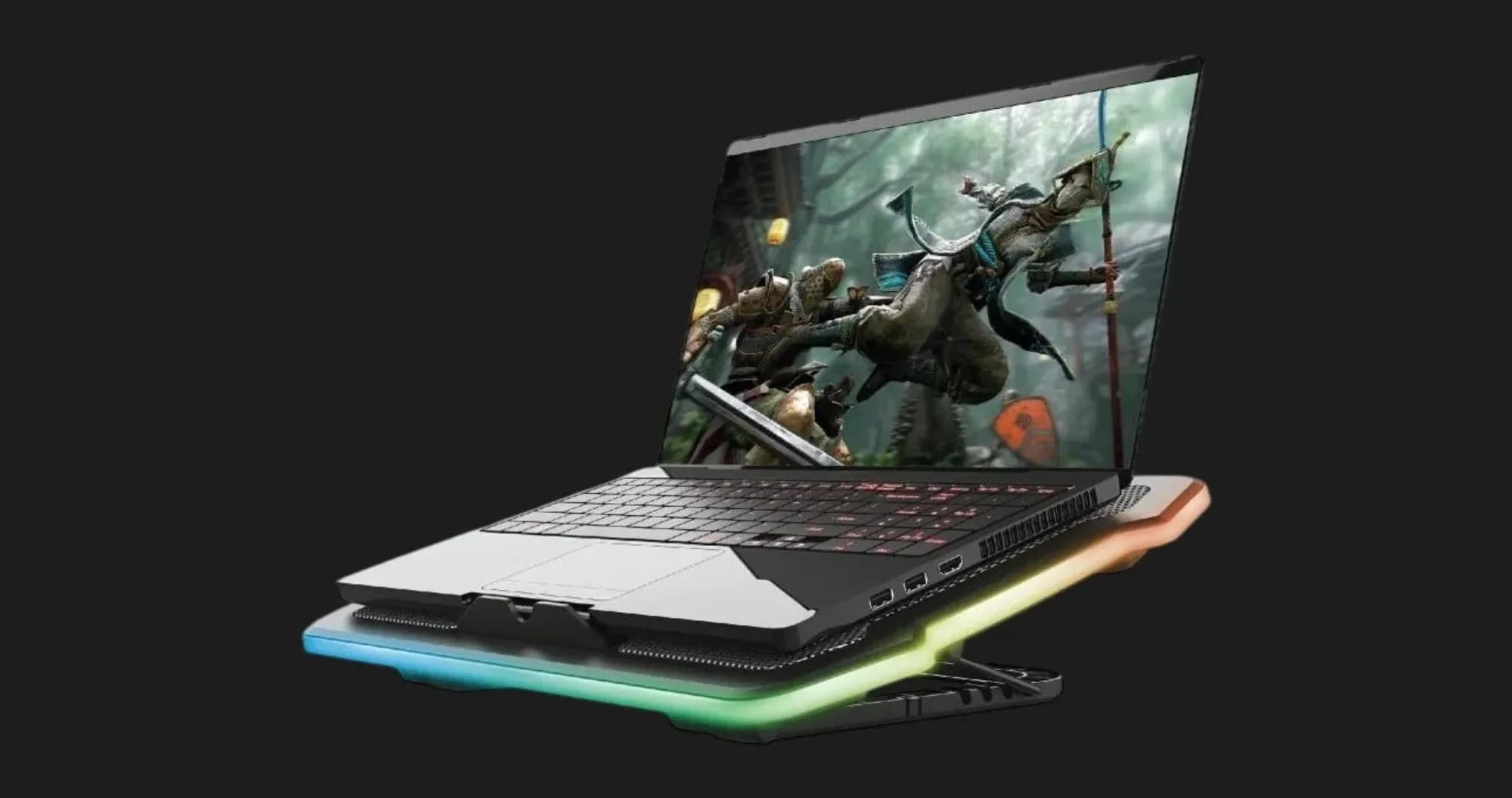 Подставка для ноутбука Trust GXT 1126 Aura RGB 17" (Black)