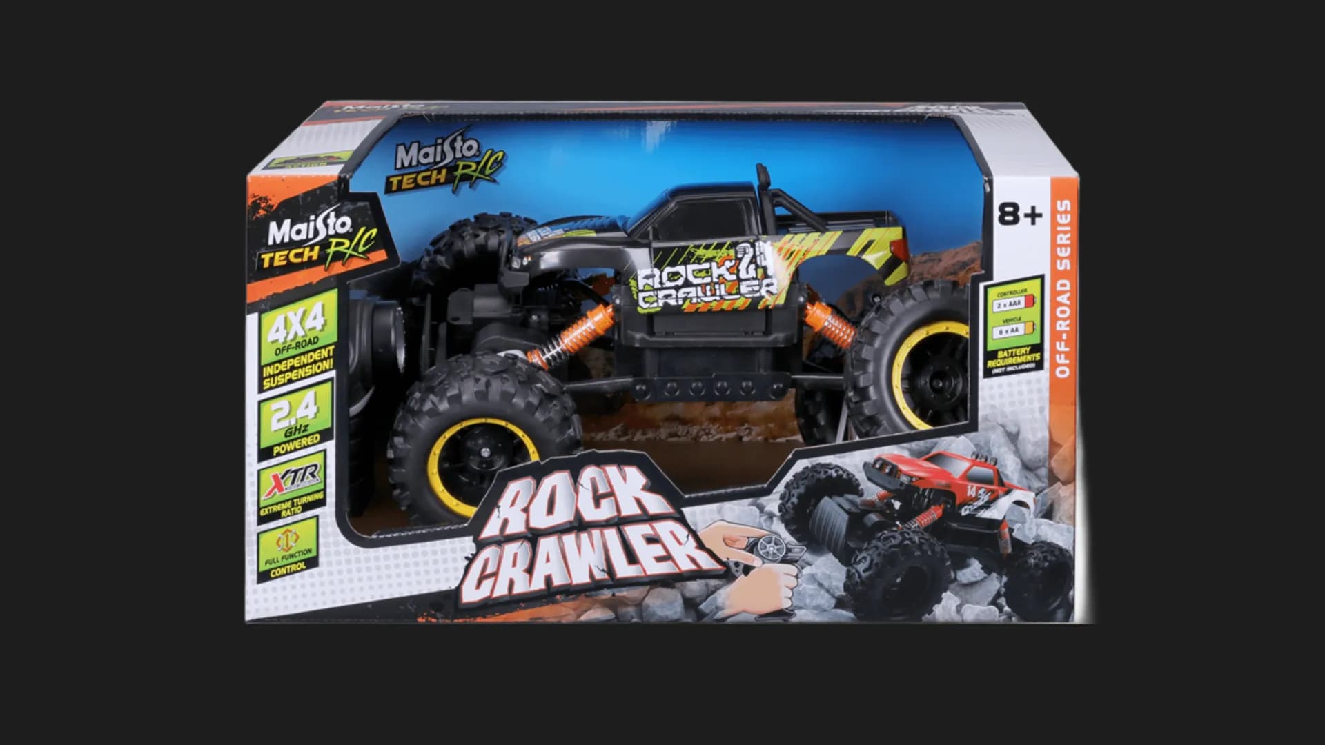 Автомобиль на р/у Maisto Tech — Rock Crawler (82746) (Black)