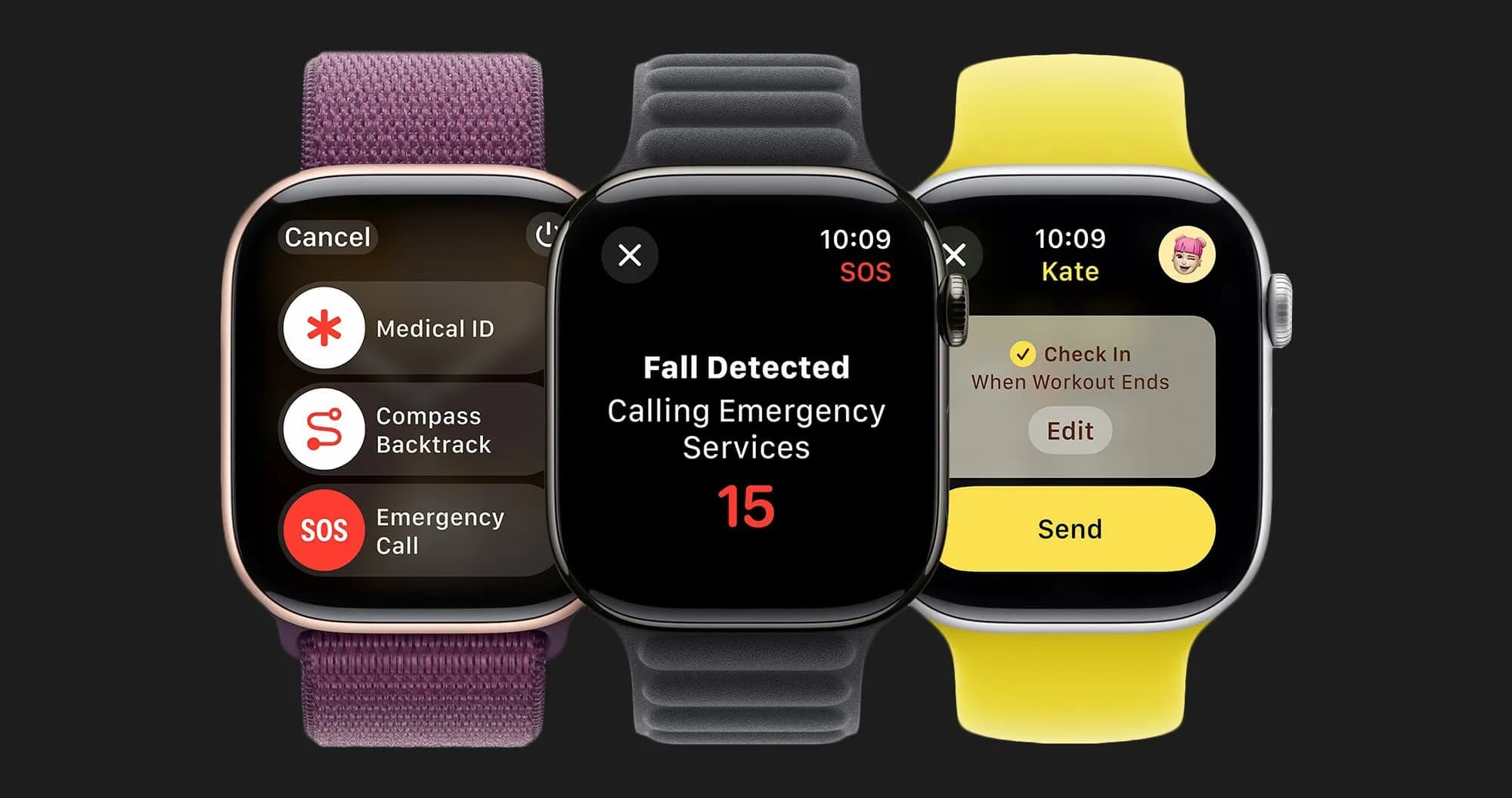 Apple Watch Series 10 GPS + LTE, 46mm Gold Titanium Case with Gold Milanese Loop (M/L) (MX003)