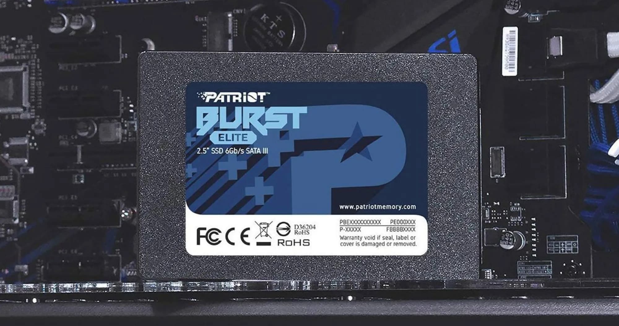 Накопитель SSD Patriot Burst Elite 120GB SATA (PBE120GS25SSDR)