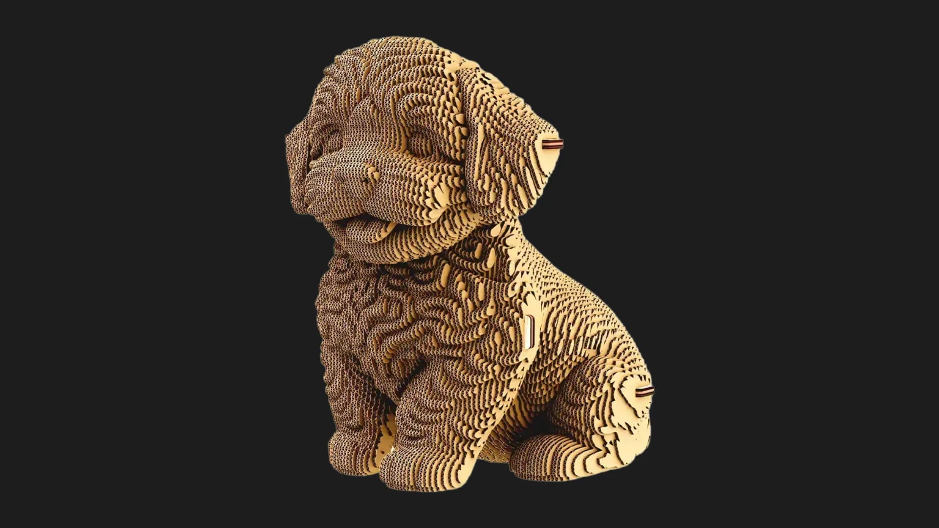 Картонный 3D пазл-конструктор Cartonic Мальтипу (Maltipoo) (CARTMALTIPOO)