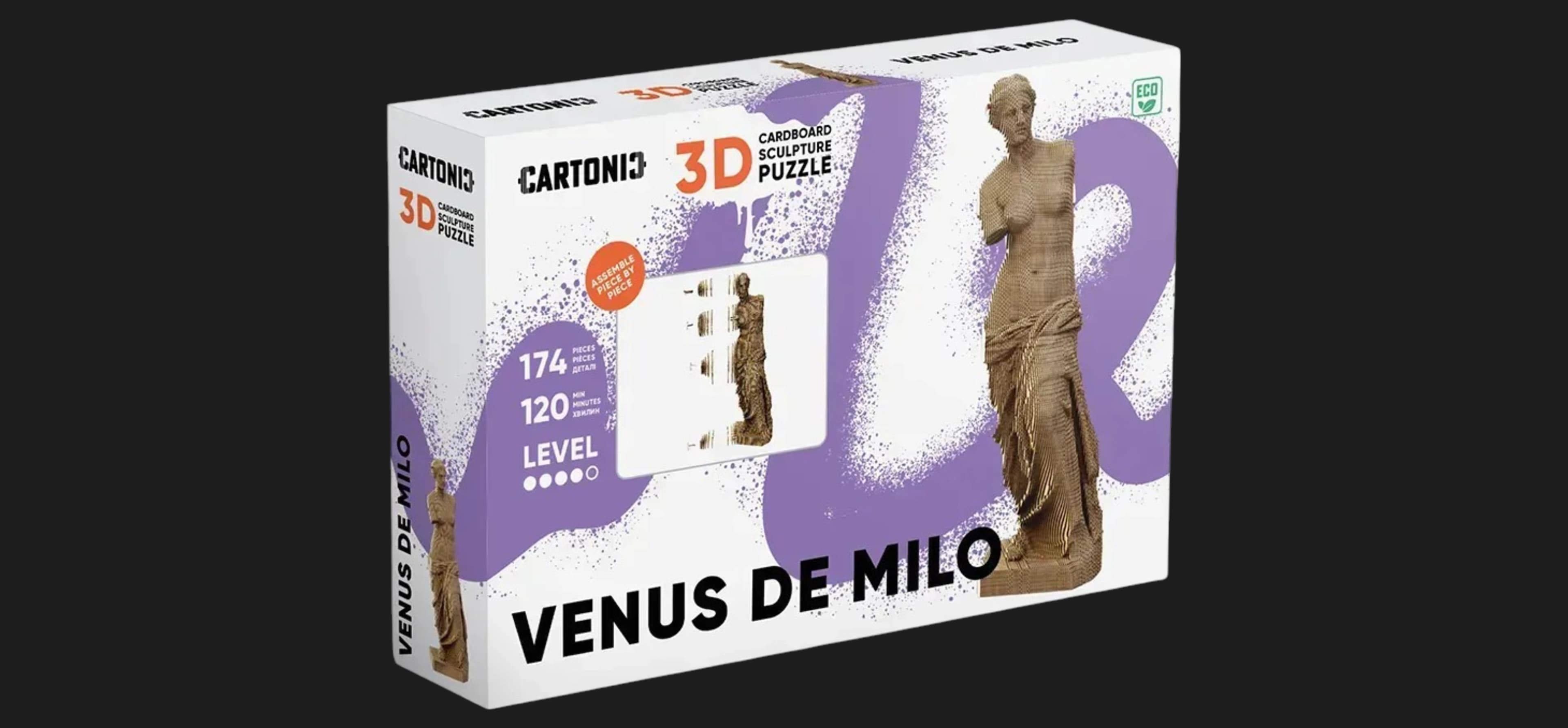 Картонный 3D пазл-конструктор Cartonic Статуя Венеры Милосской (Venus de Milo) (CARTVENUS)