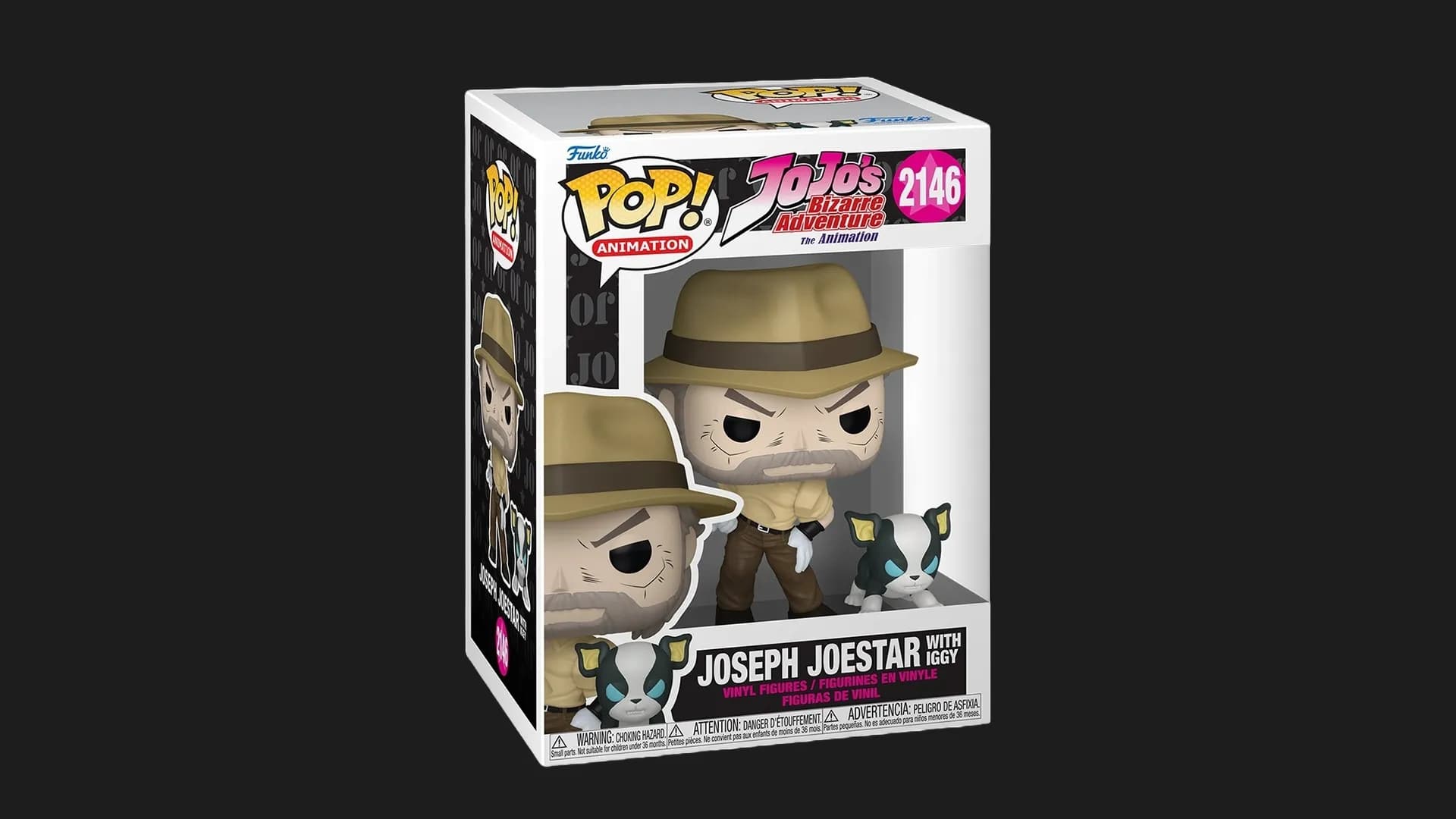 Набор фигурок Funko Pop! серии JoJo's Bizarre Adventure — Джозеф и Игги (88461)