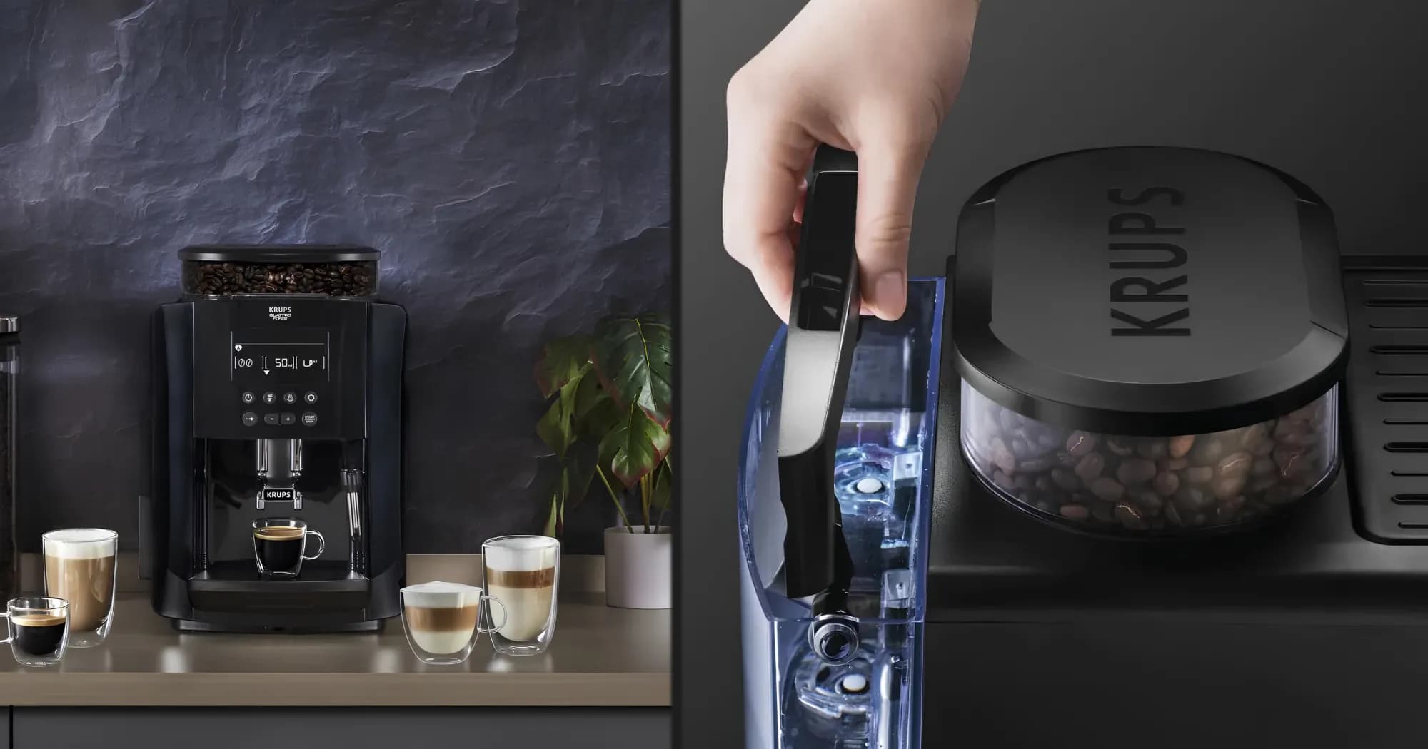 Кофемашина Krups Arabica (Black)