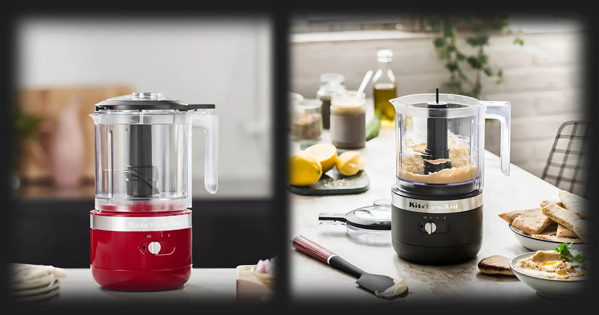 Кухонный миникомбайн KitchenAid 1,3 л беспроводной (Cream)