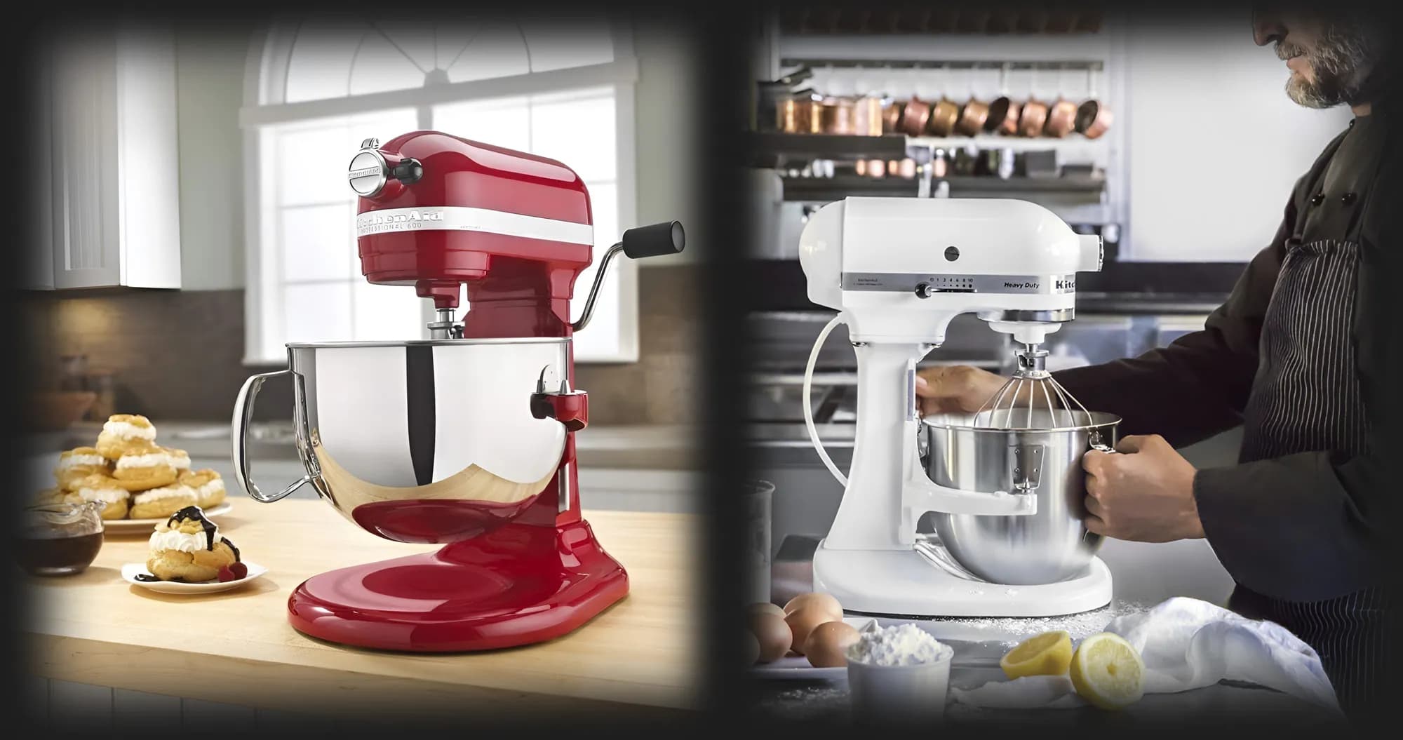 Планетарный миксер KitchenAid Heavy Duty 4,8 л с откидным блоком (Red)