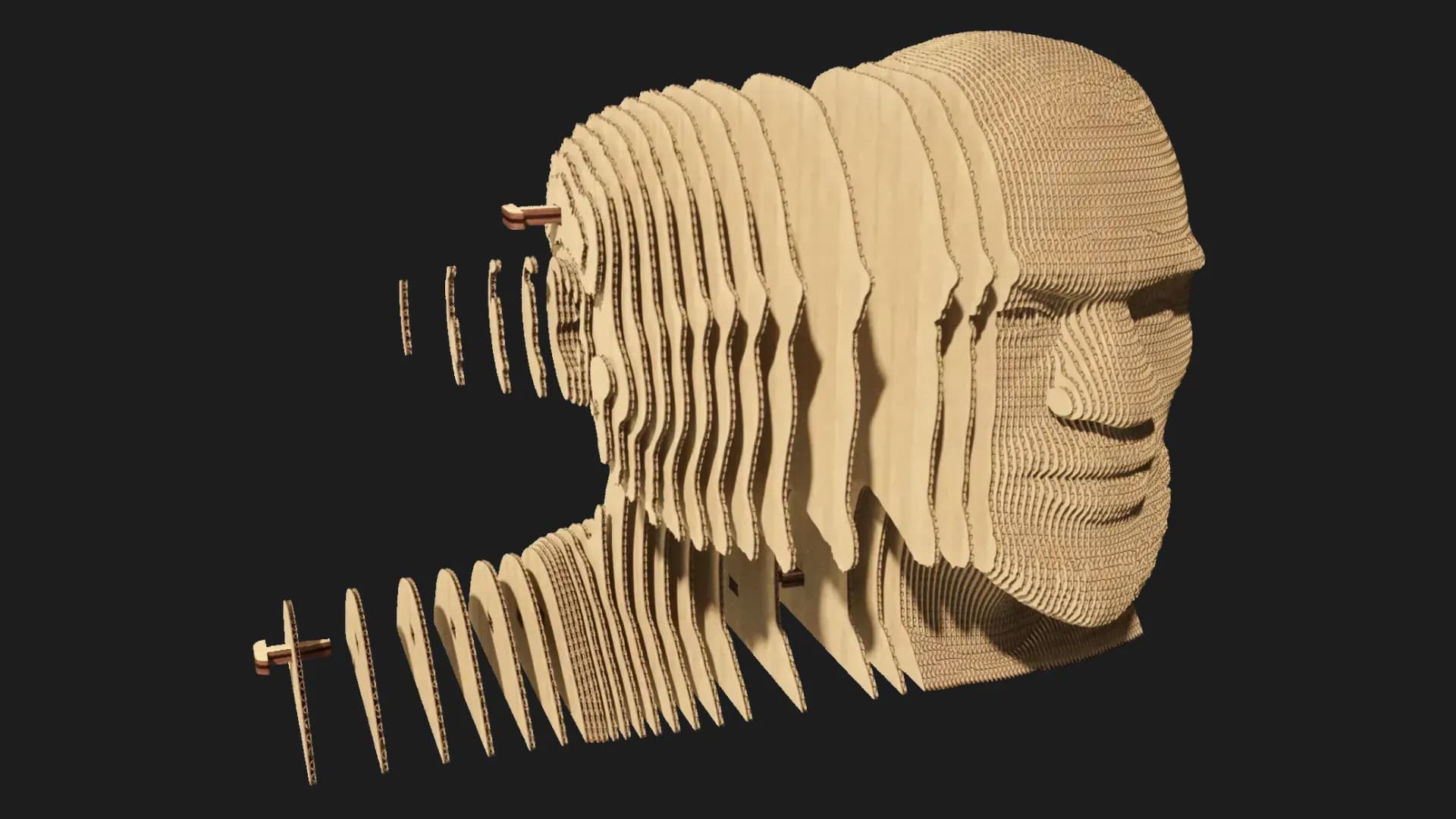 Картонный 3D пазл-конструктор Cartonic Леброн Джеймс (LeBRON) (CARTMLBJ)