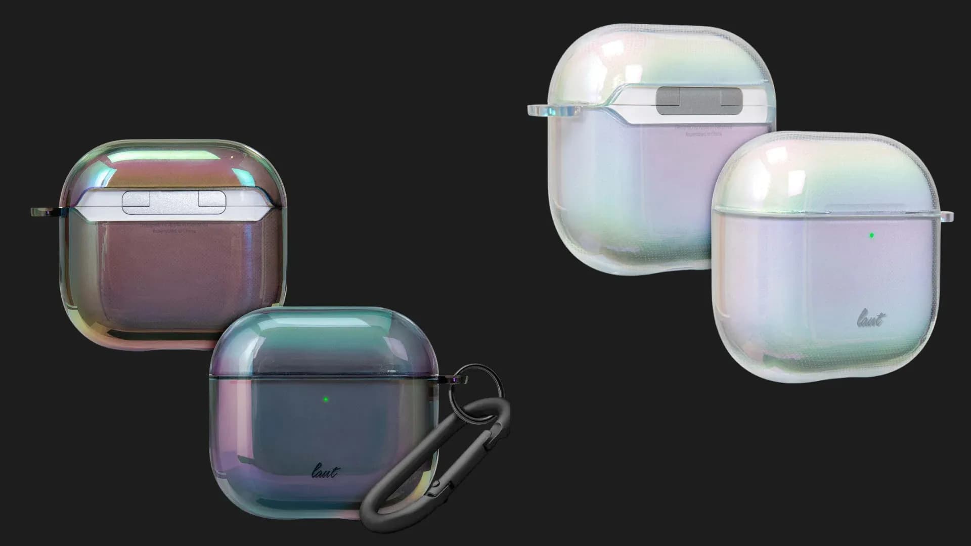 Чехол LAUT HOLO для AirPods 4/5 (Midnight)