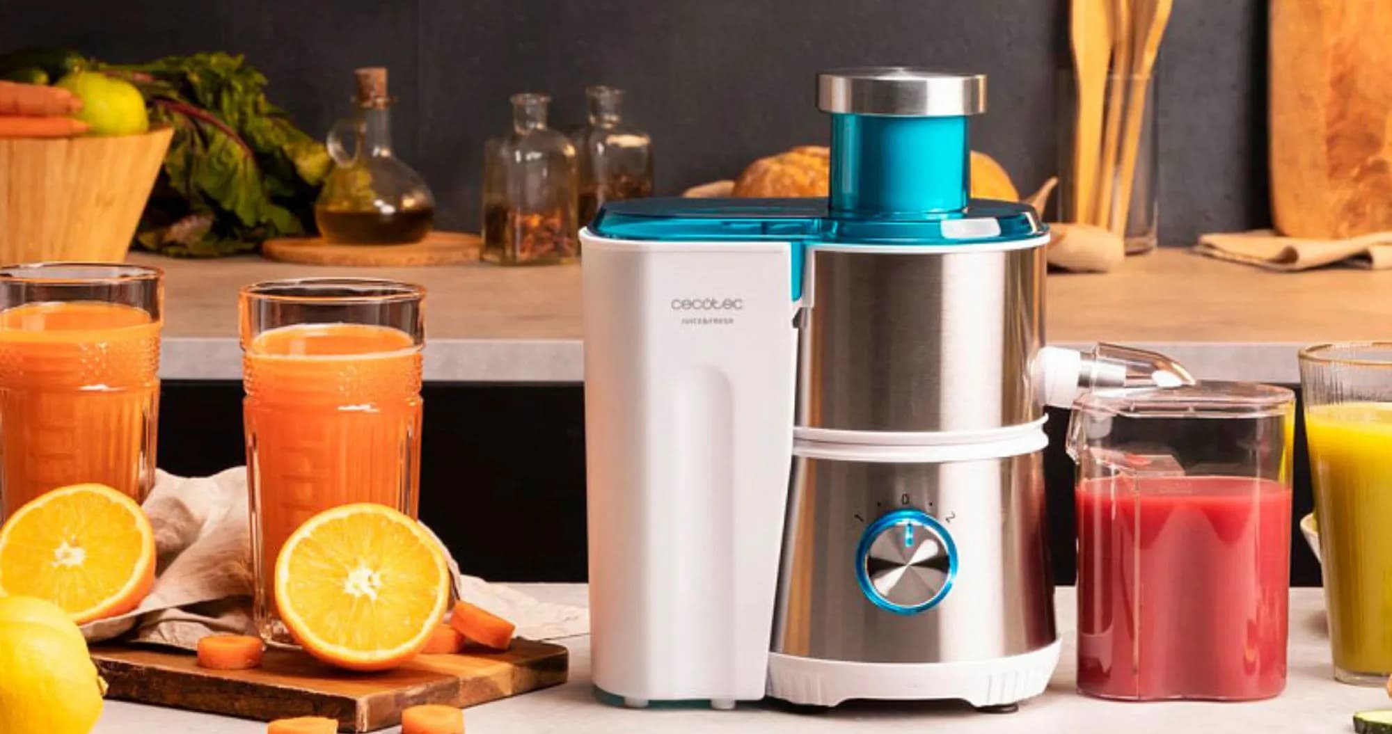 Соковыжималка Cecotec Juice & Fresh 400 (Titan White) (CCTC-04154)