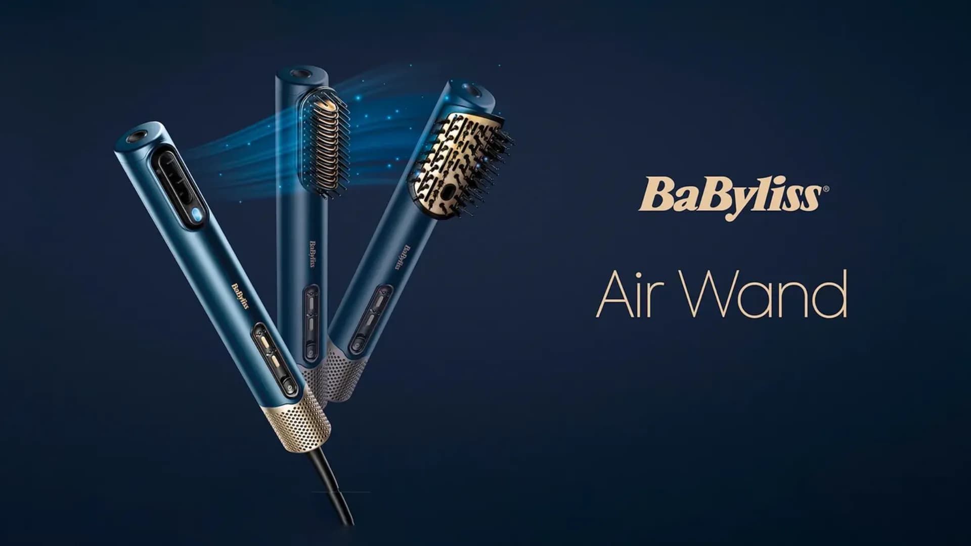 Фен-щетка Babyliss Air Wand (Dark Blue)