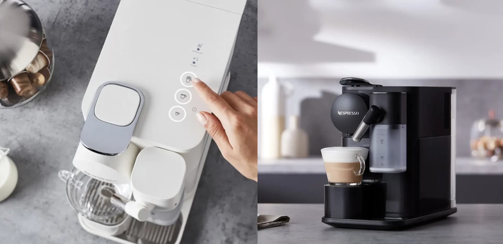 Кофеварка капсульная Delonghi Nespresso Lattissima One (White) (EN510.W)