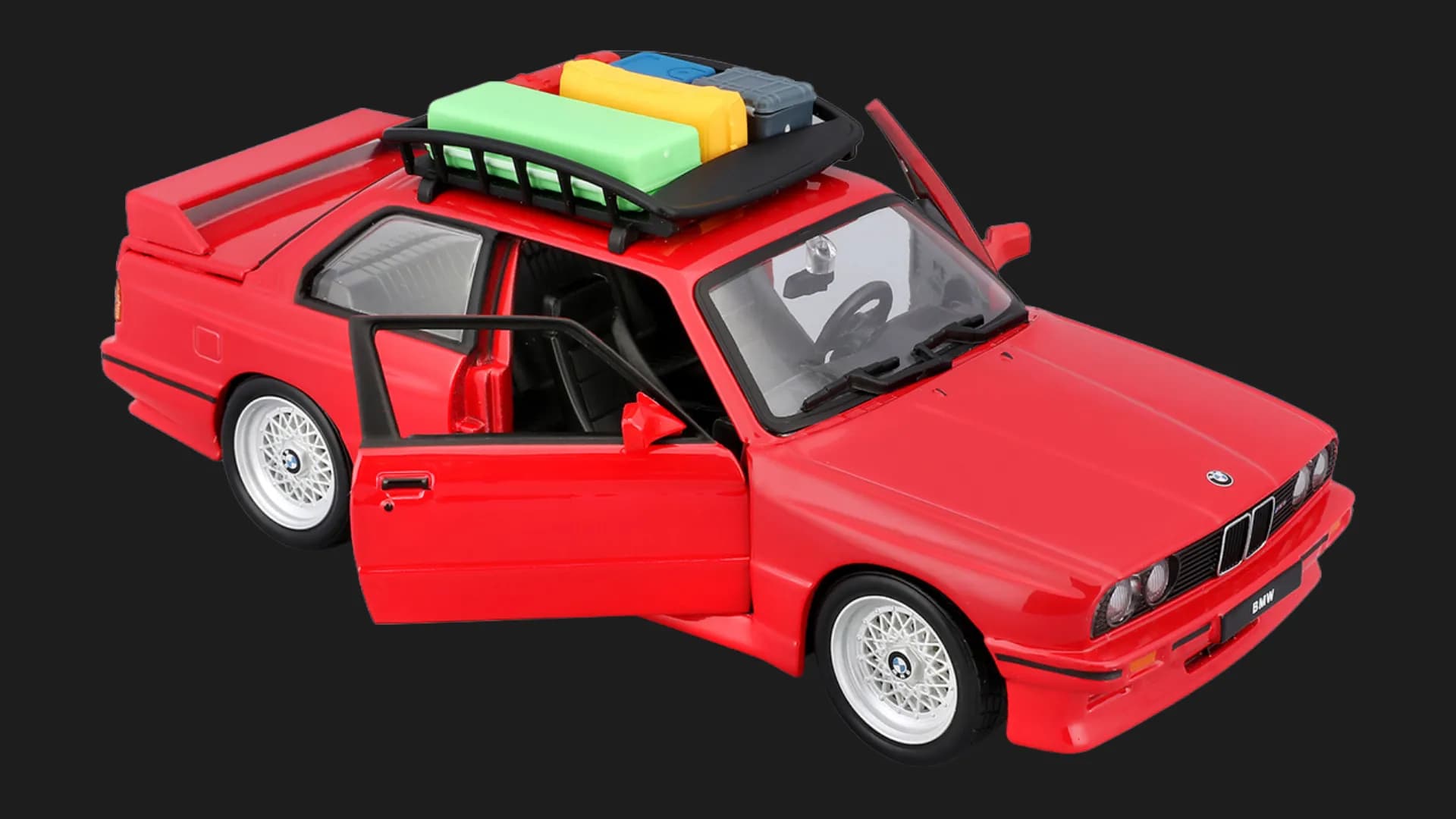 Автомодель Bburago BMW M3 Eurotrek 1988 (Red) (18-23014)
