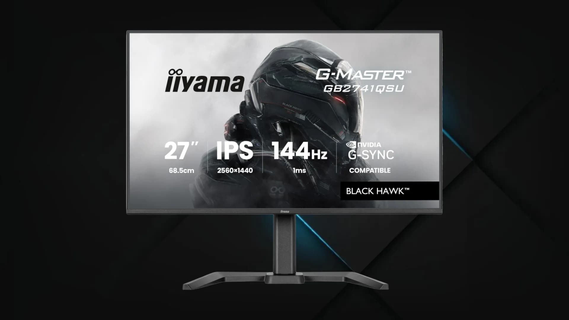 Монитор iiyama 27" IPS 144Hz GB2741QSU-B1 (UA)