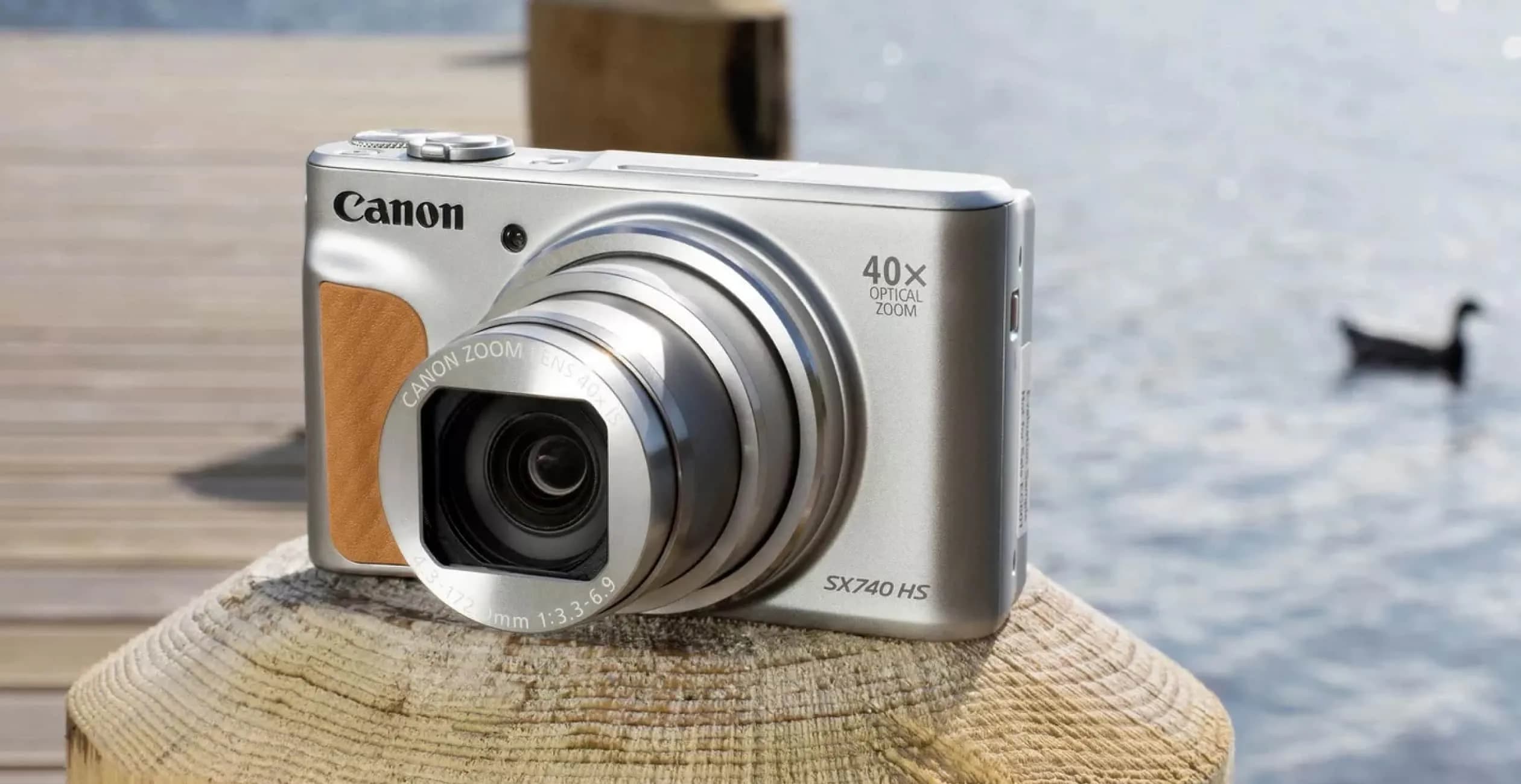 Компактный цифровой фотоаппарат Canon PowerShot SX740 HS (Silver) (2956C012) (Standard)
