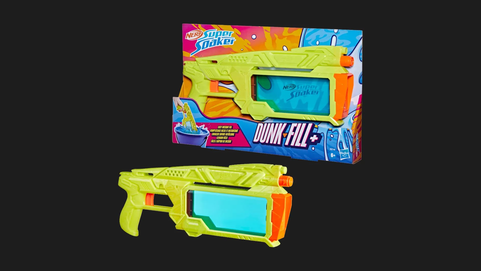 Водяной бластер Nerf Dunk Fill+ (G2146)