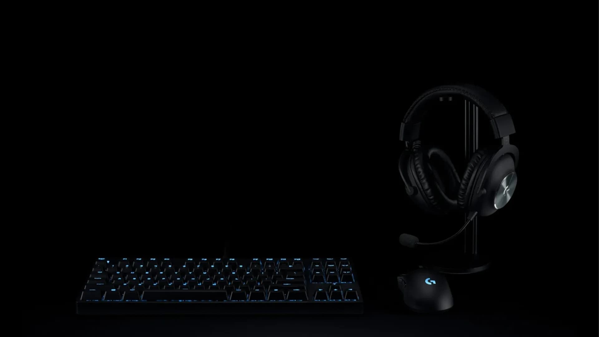 Игровые наушники Logitech Pro X Gaming with Stand (Black) (EU)