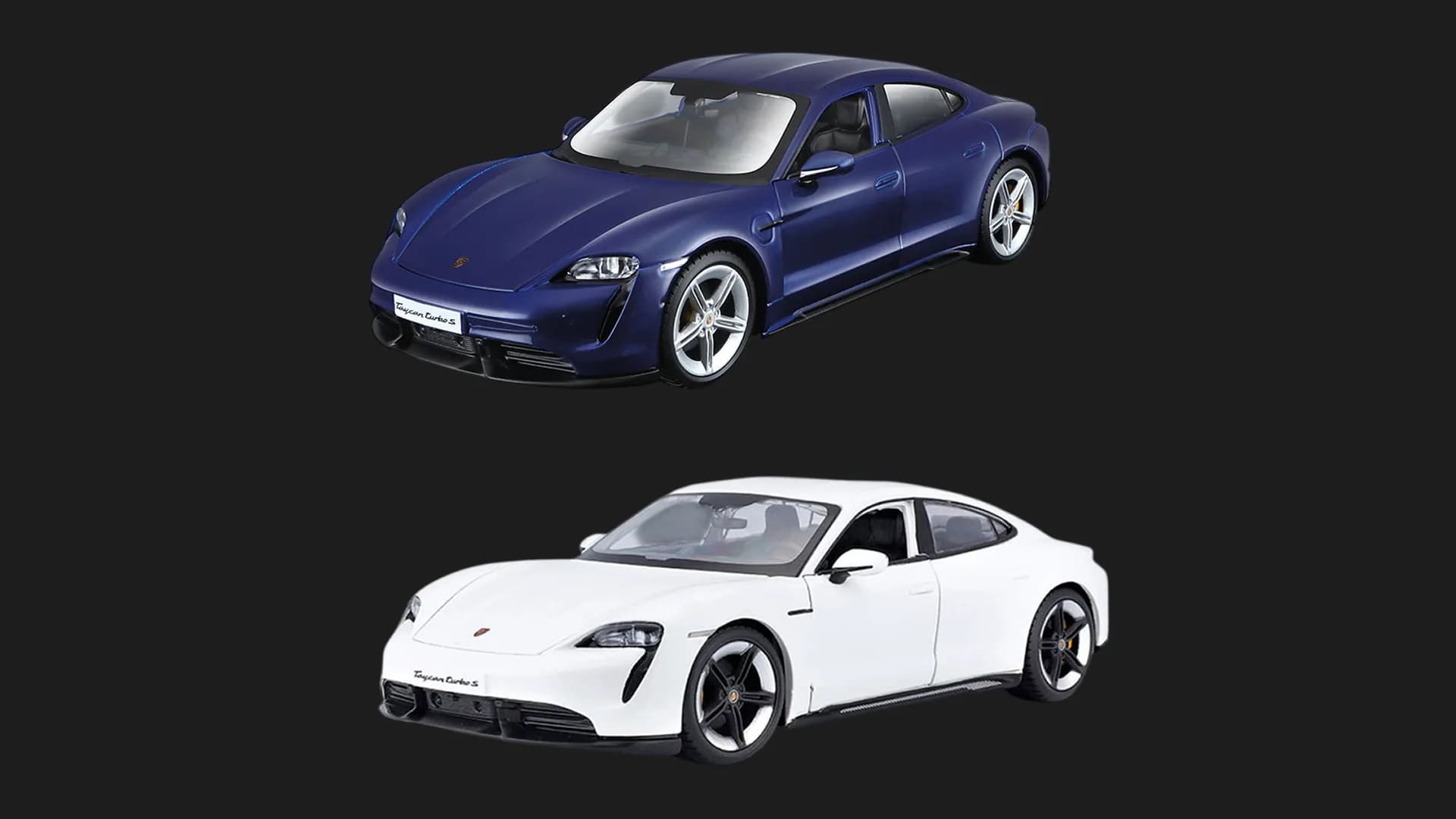 Автомодель Bburago Porsche Taycan Turbo S в ассортименте (1:24) (18-21098)