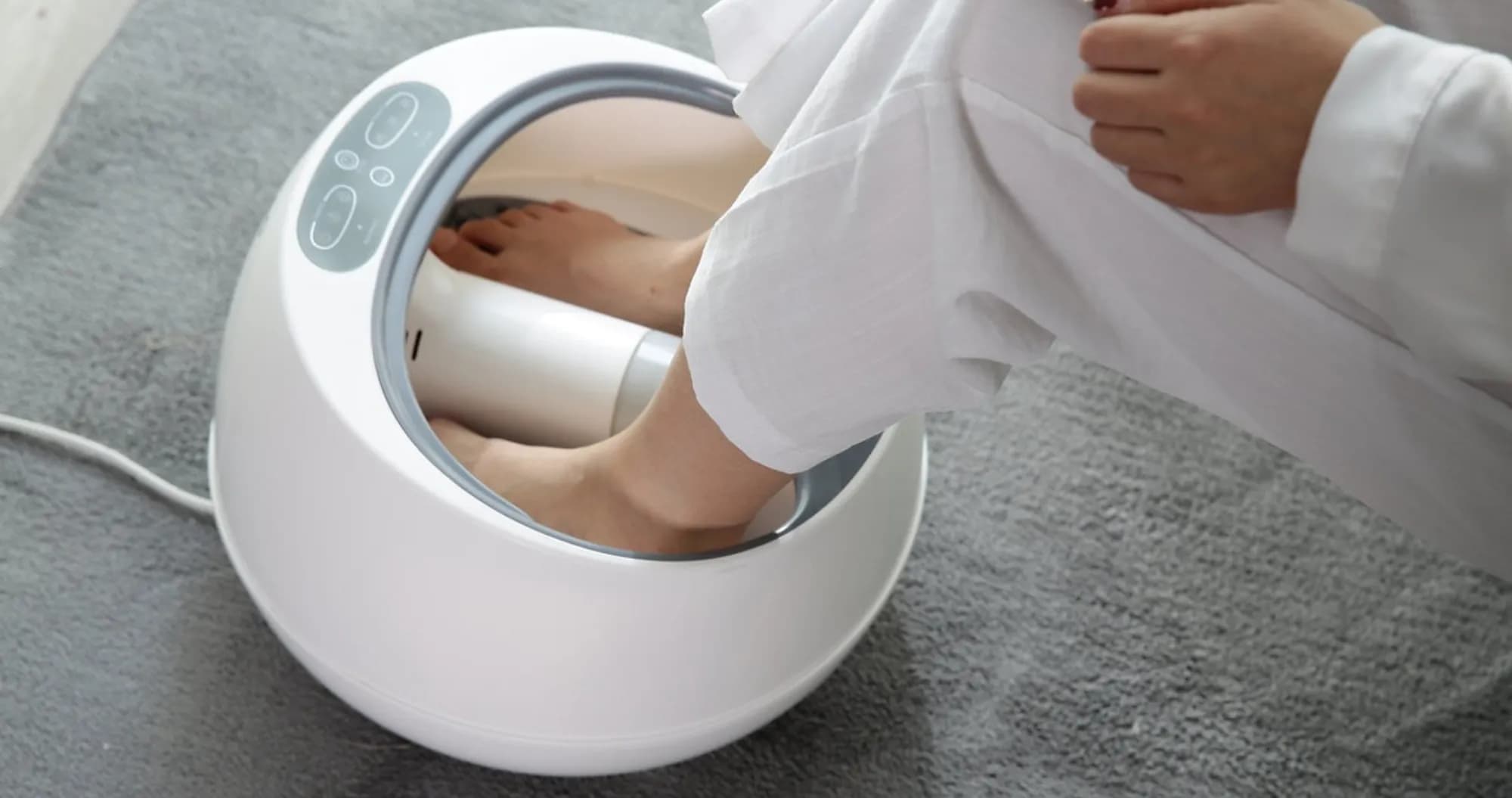 Массажер паровой для ног Naipo OFLEXISPA (White)